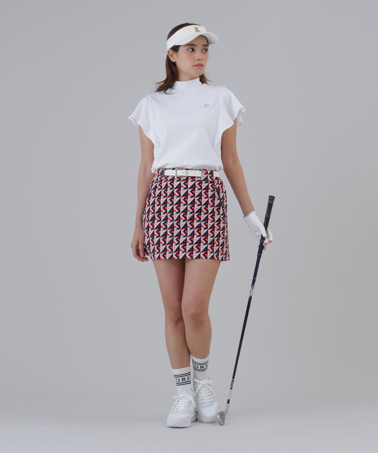 ストレッチ】SAラインプリントスカート (WOMENS) | St ANDREWS（セント