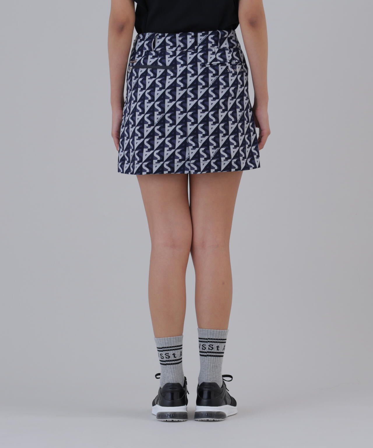 セントアンドリュース✴︎切替プリーツスカート✴︎S ストレッチ】SAラインプリントスカート (WOMENS) | St ANDREWS（セント