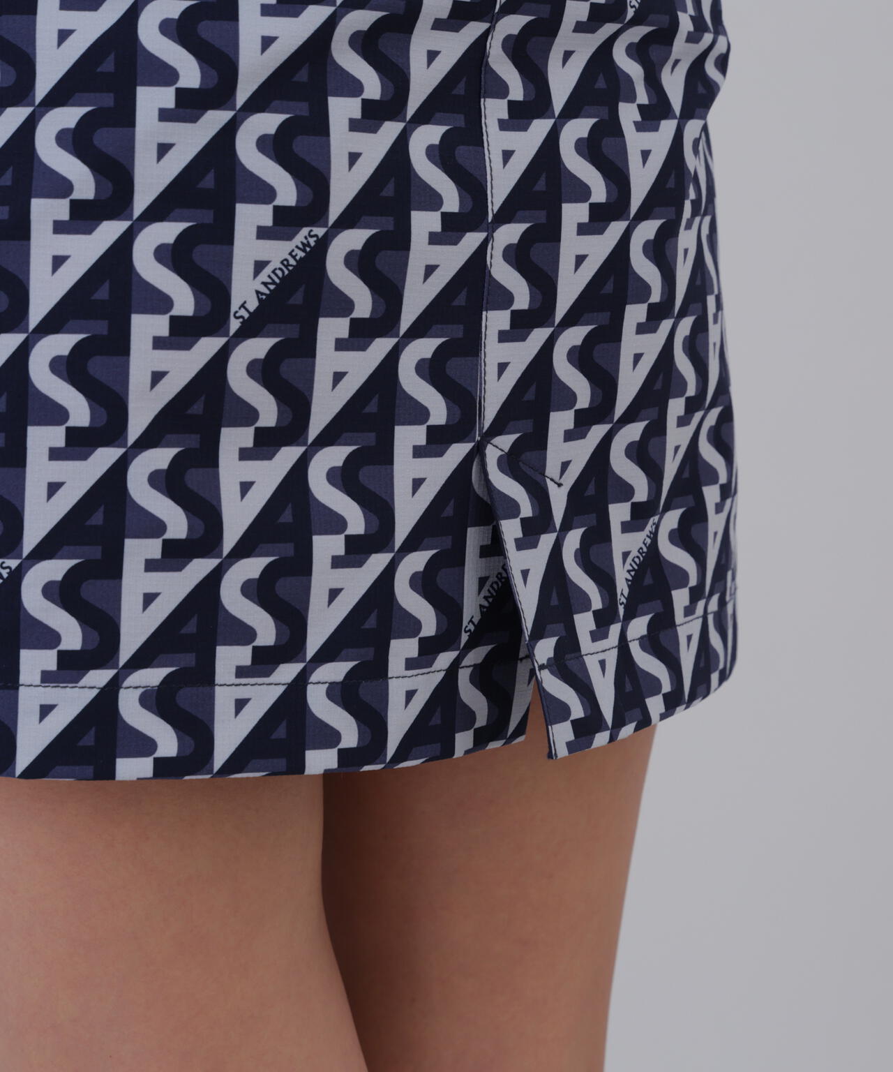 ストレッチ】SAラインプリントスカート (WOMENS) | St ANDREWS（セント