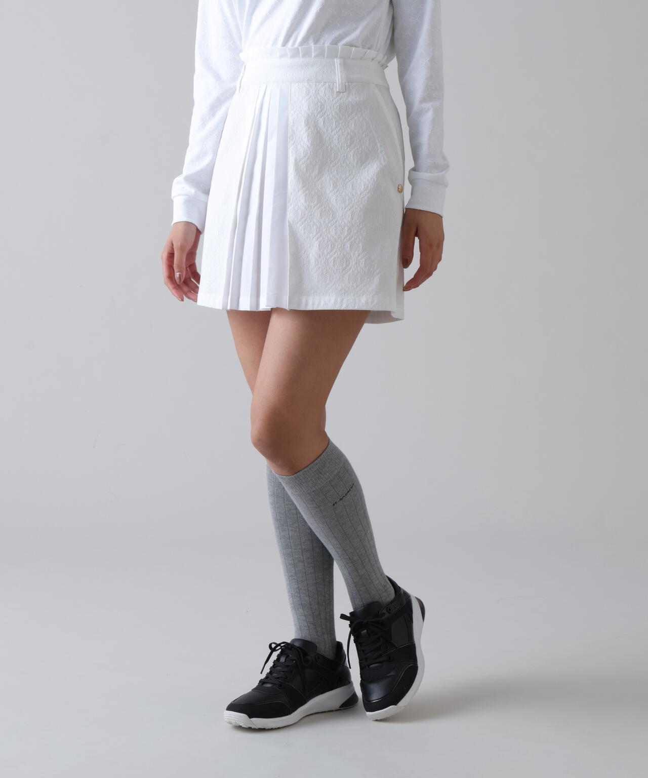 ストレッチ] ケルトアラベスクジャガードスカート (WOMENS) | ST