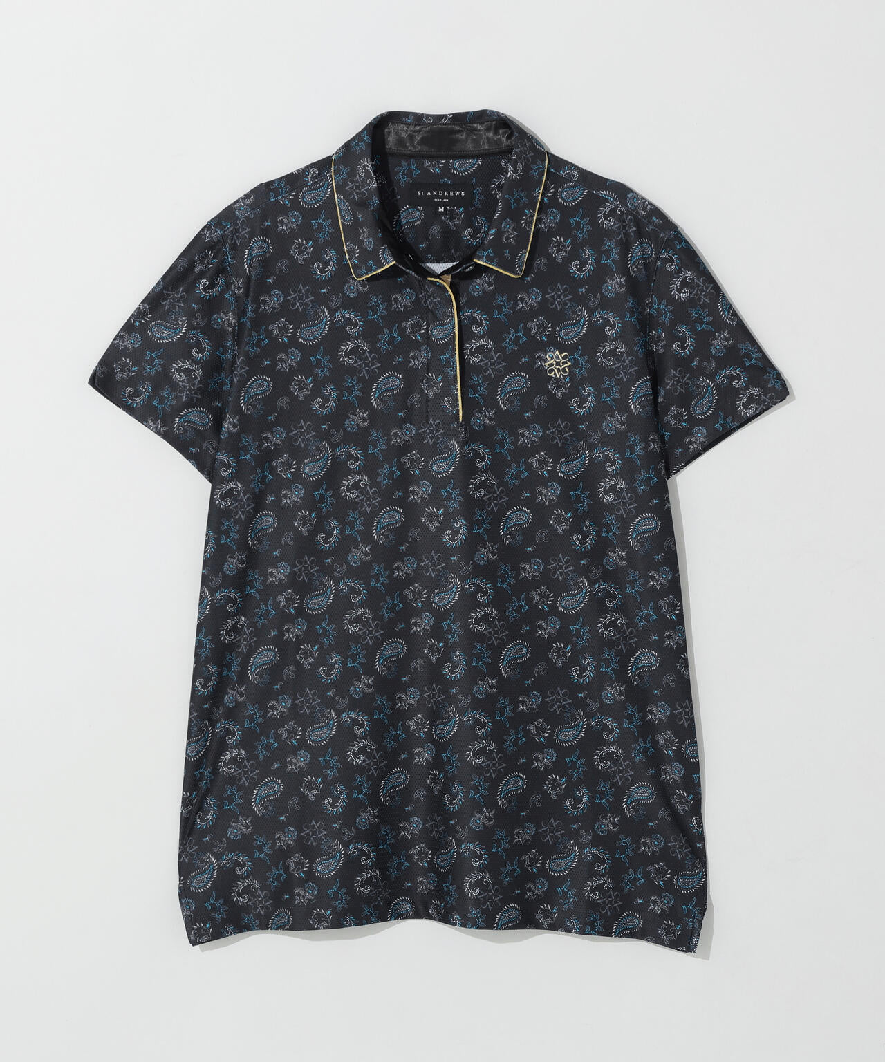 吸水速乾】ケルトリーフプリント半袖シャツ (WOMENS) | St ANDREWS
