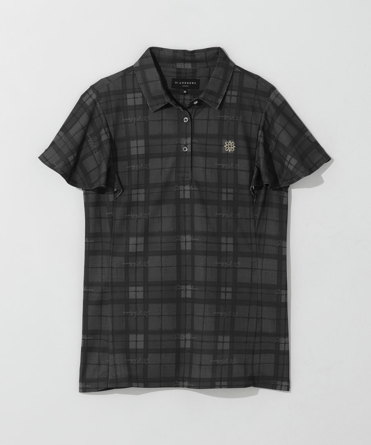 チェックプリント半袖シャツ (WOMENS) | St ANDREWS（セント