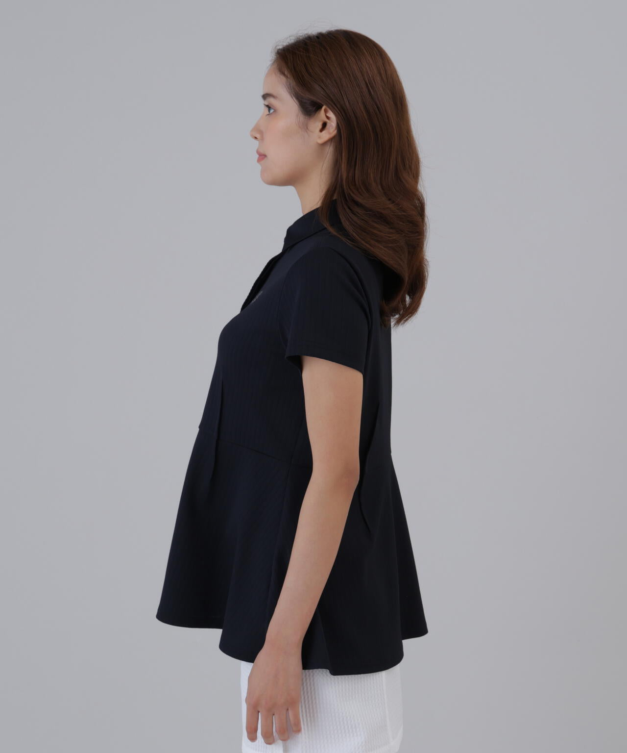 サッカー調ジャガード半袖シャツ (WOMENS) | St ANDREWS（セント