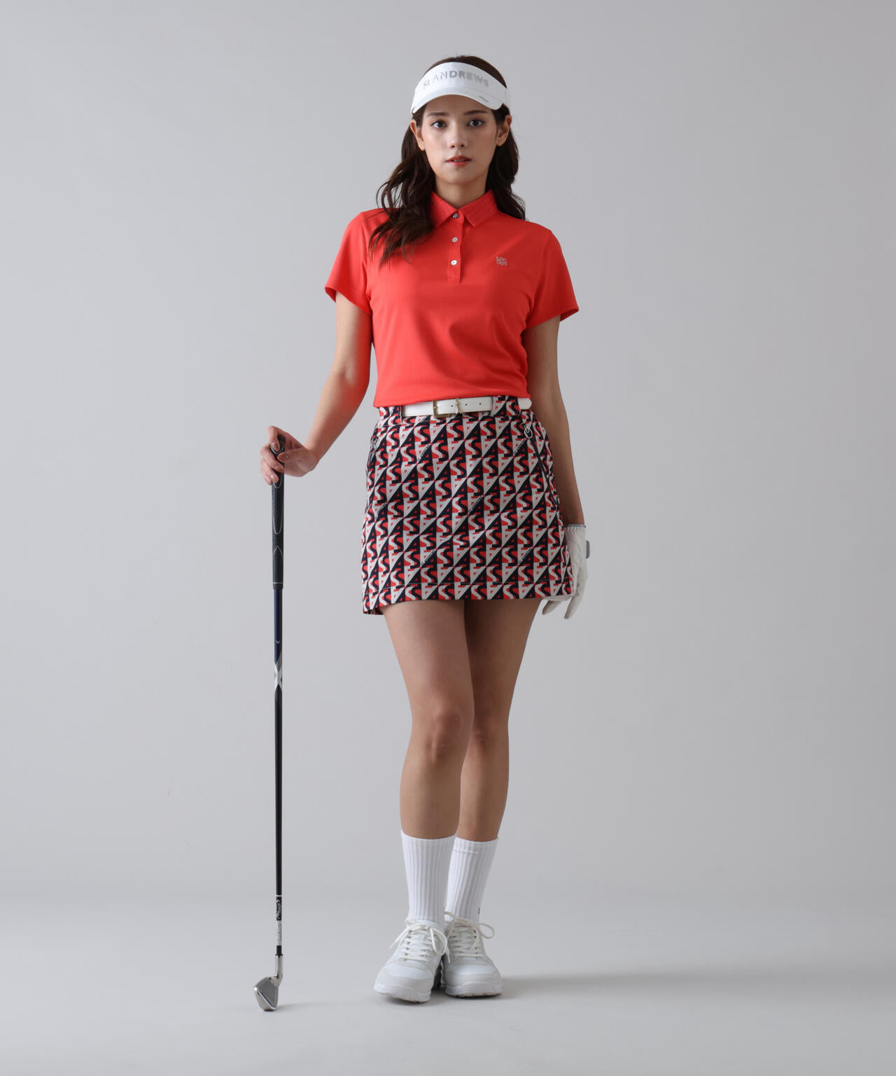 【吸水速乾】【UVカット】ポップコーンストレッチ半袖ポロシャツ (WOMENS)