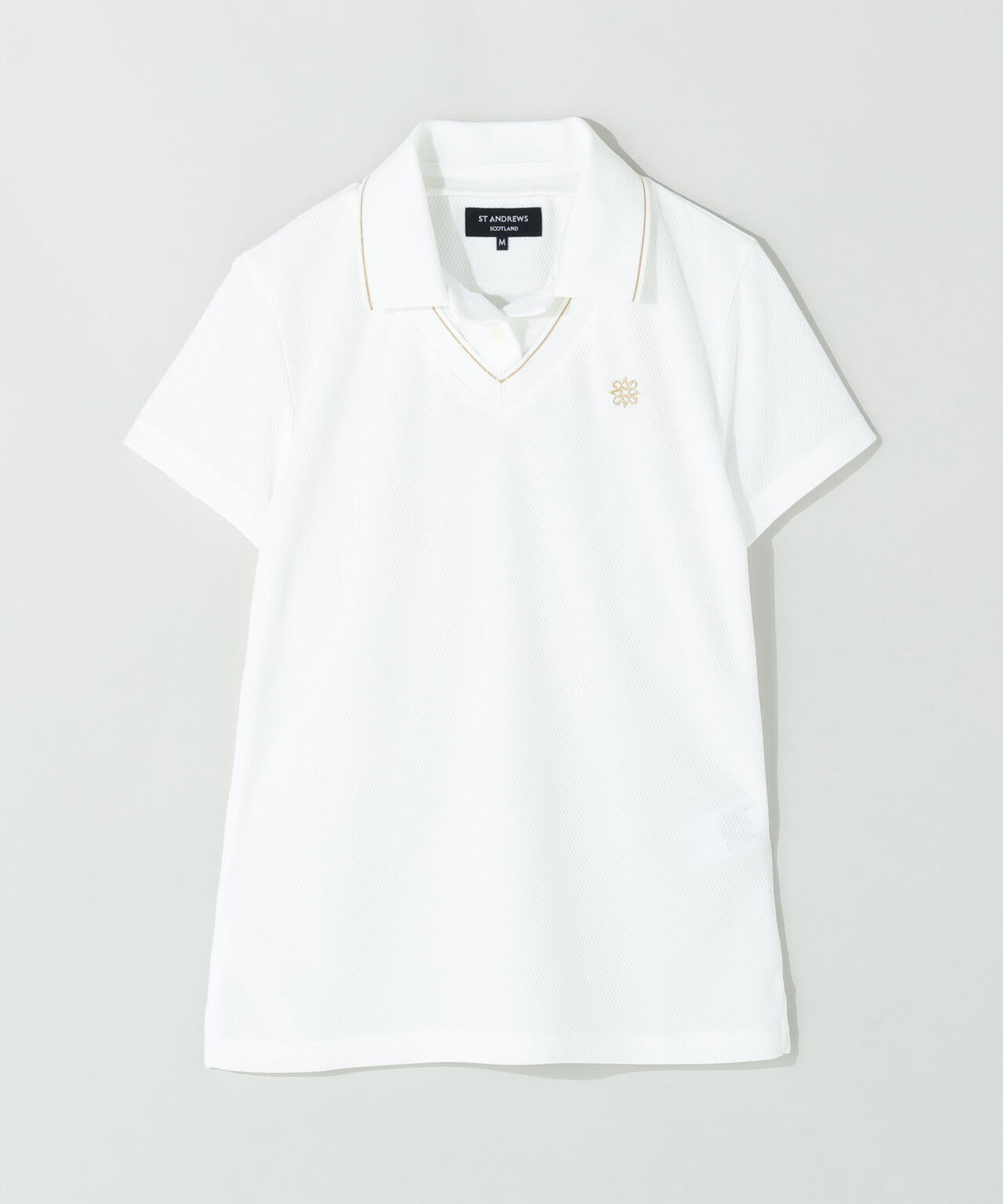 吸水速乾] ハニカム鹿の子半袖ポロシャツ (WOMENS) | St ANDREWS