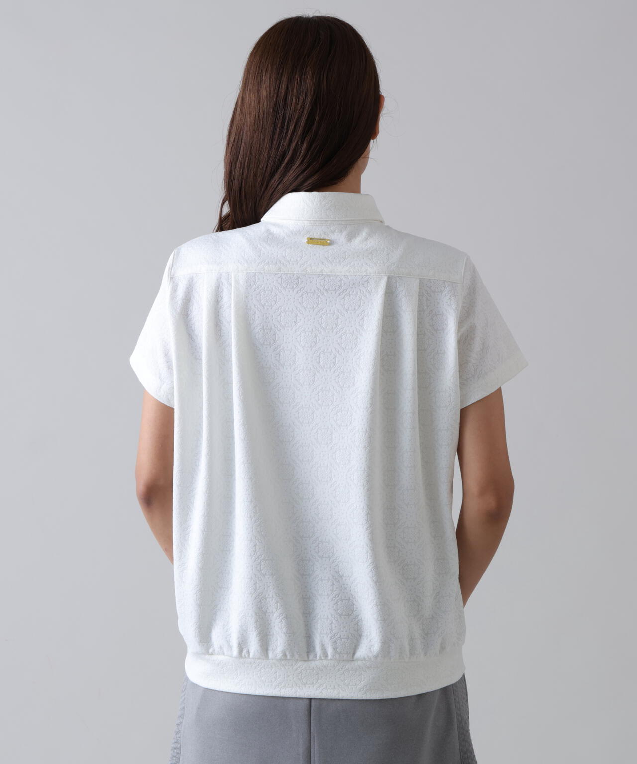 ケルトアラベスクジャガード半袖シャツ (WOMENS) | ST ANDREWS（セント
