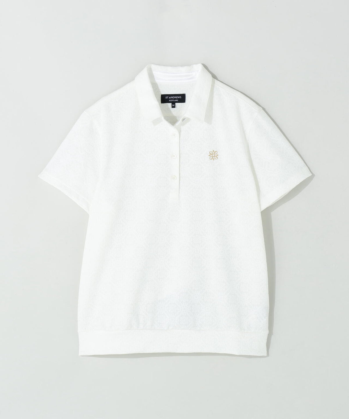 ケルトアラベスクジャガード半袖シャツ (WOMENS)