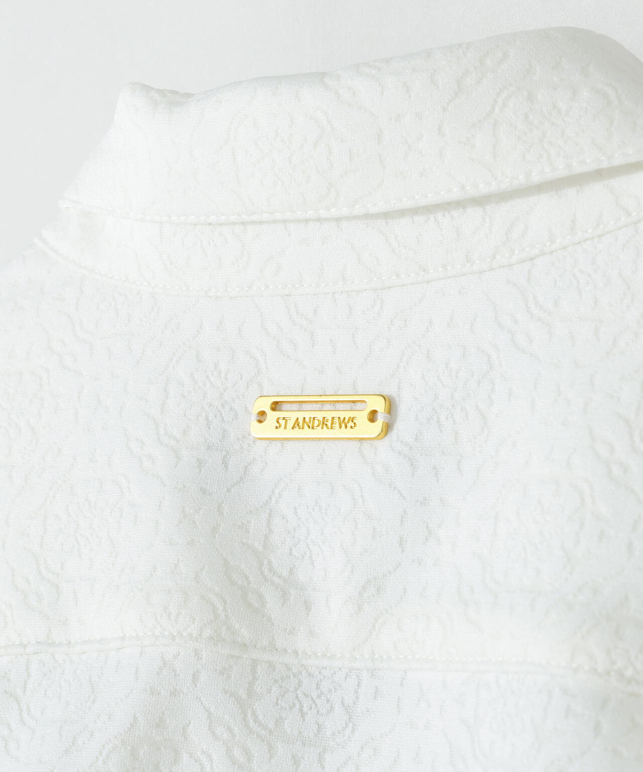 ケルトアラベスクジャガード半袖シャツ (WOMENS) | St ANDREWS（セント