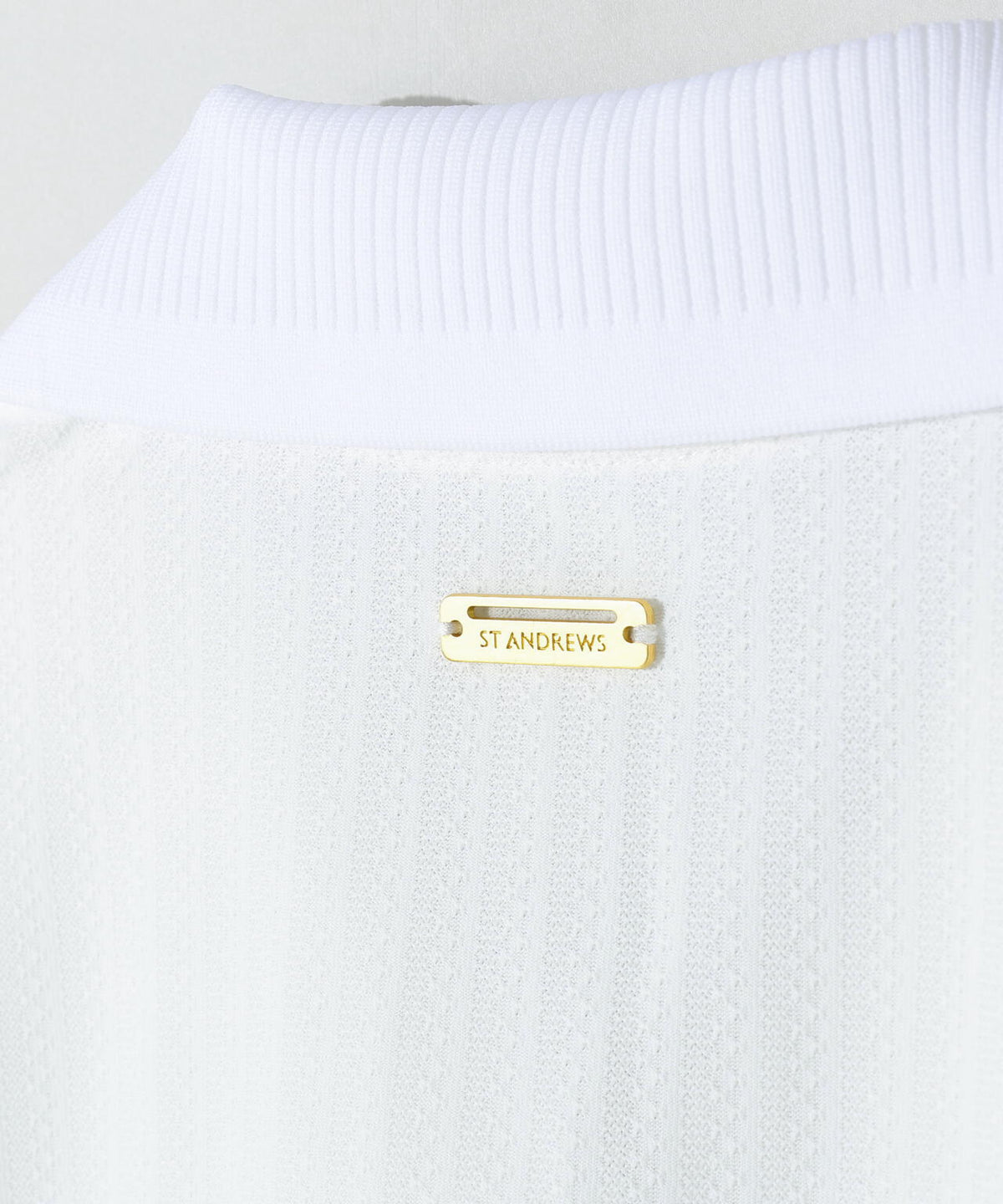 [吸水速乾・UVカット] サッカー調ジャガード長袖スキッパーシャツ (WOMENS)