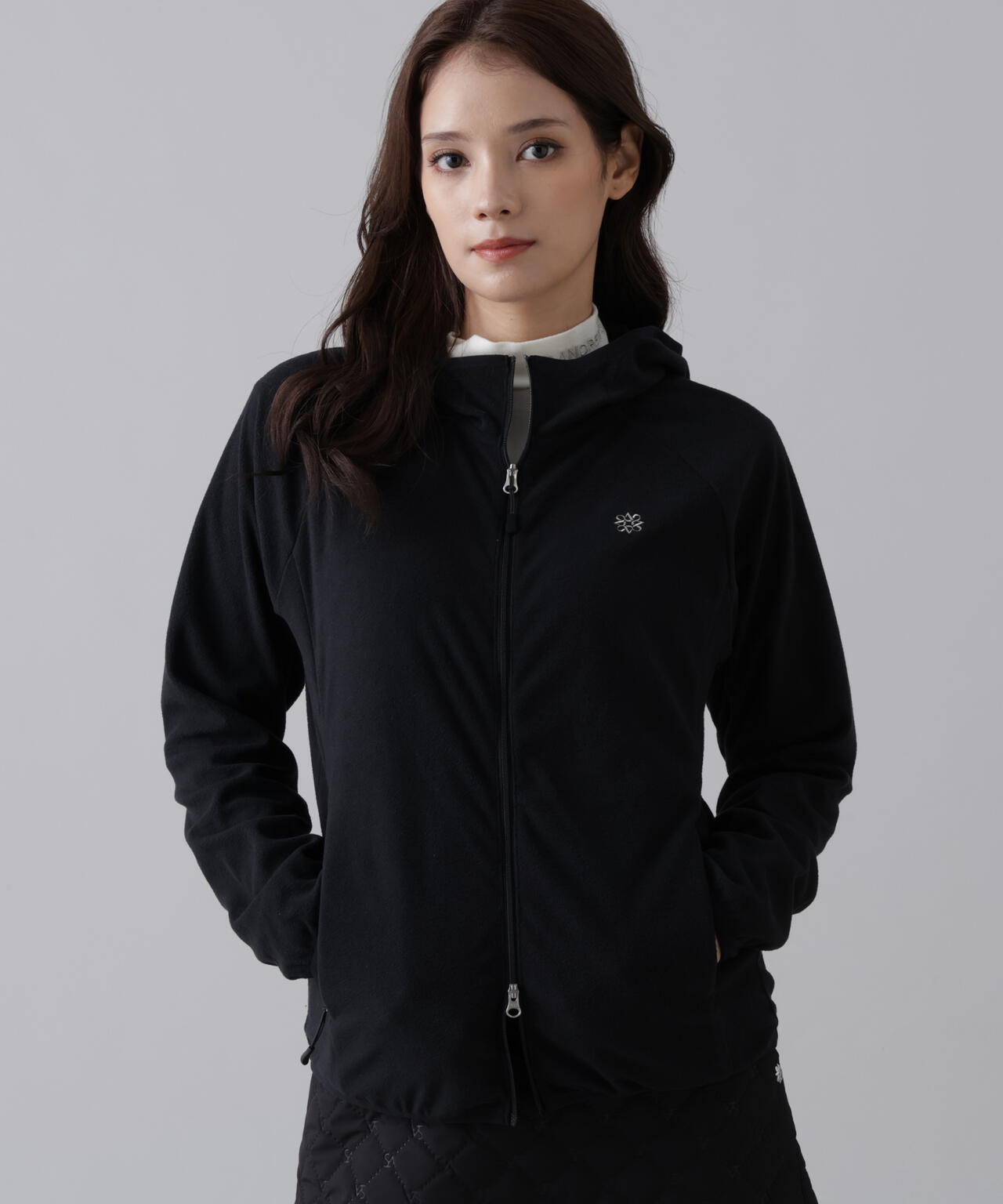 フリーススタンドフルジップフーディ (WOMENS) | ST ANDREWS（セント