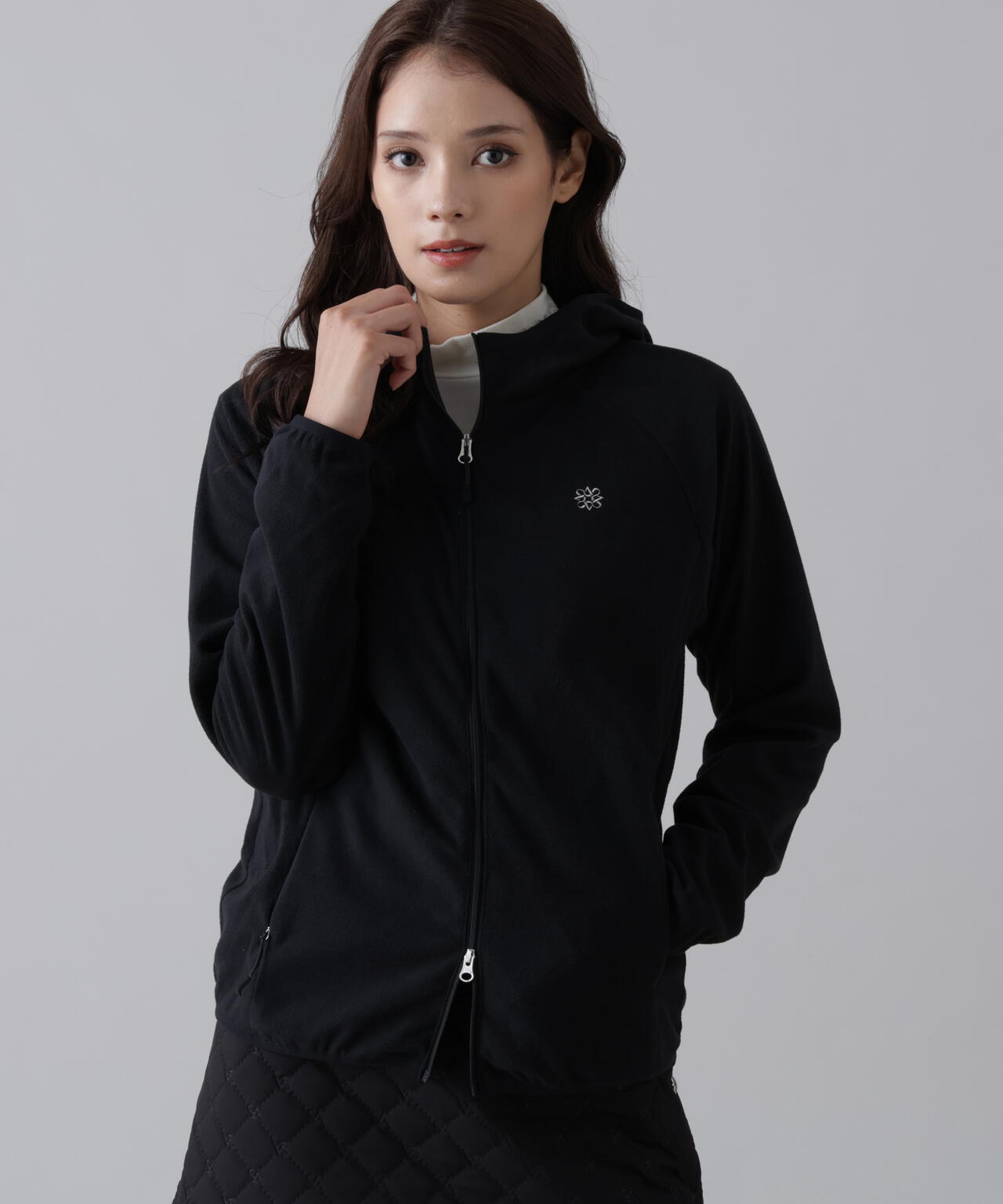 フリーススタンドフルジップフーディ (WOMENS) | ST ANDREWS（セント