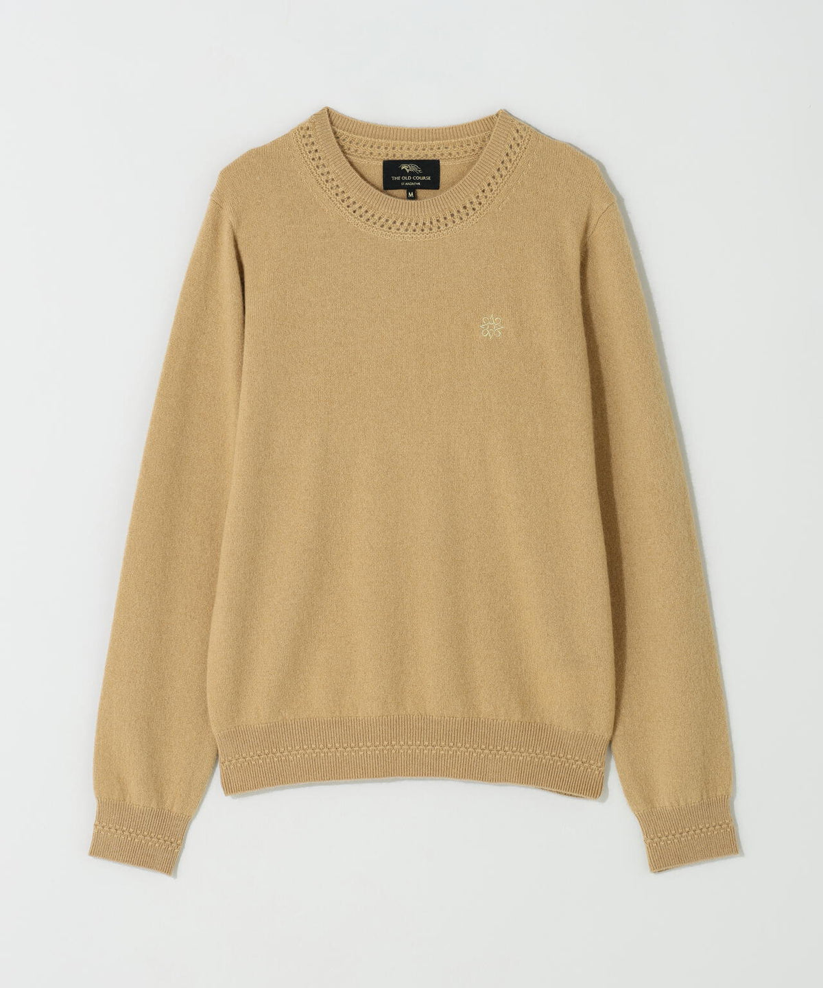12Gカシミヤクルーネックニットプルオーバー (WOMENS)