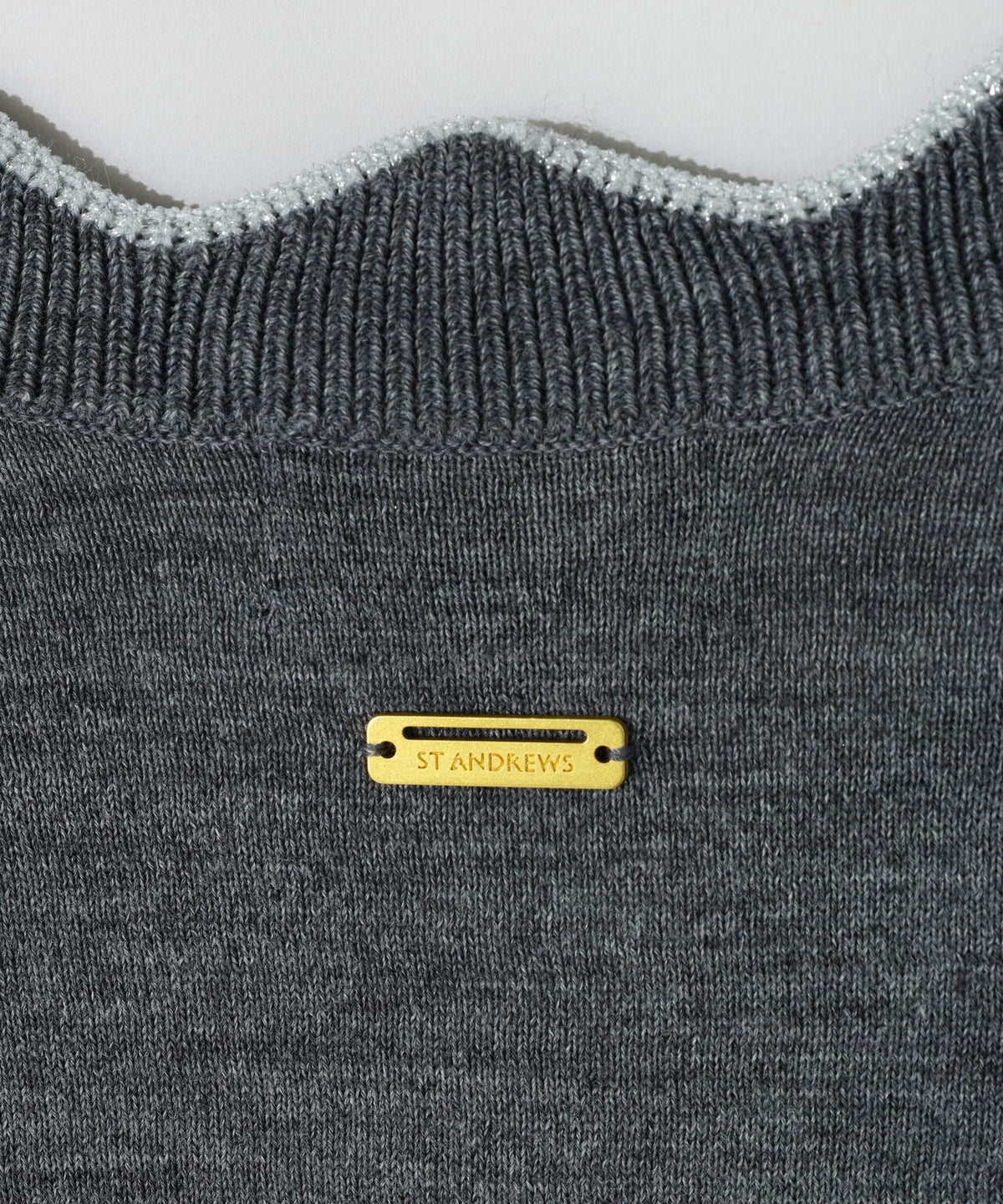 12G天竺Vネックニットプルオーバー (WOMENS)