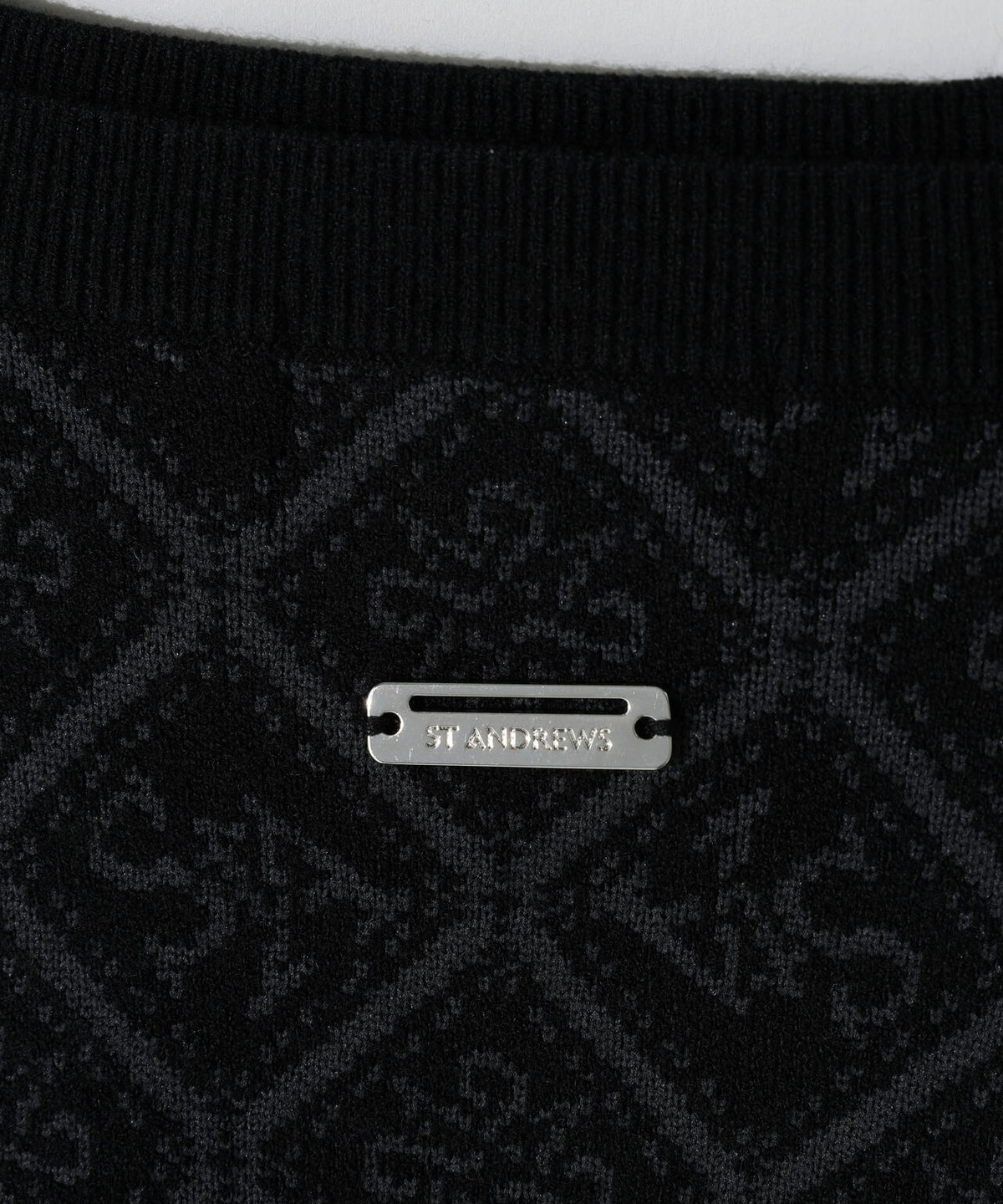12GStAケルトダイヤジャガードクルーネックニットプルオーバー (WOMENS)