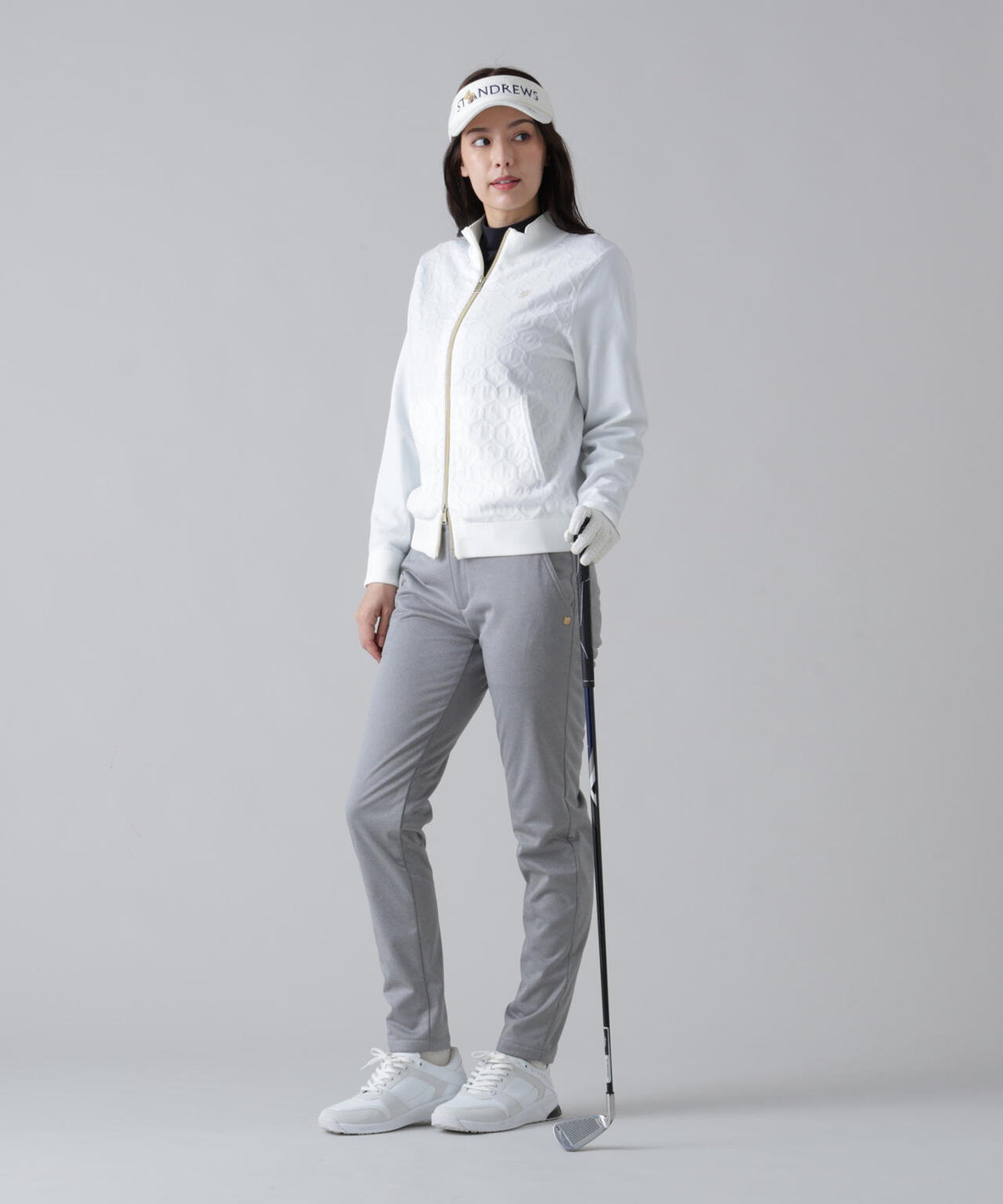 14GSTケーブルジャガードニットブルゾン (WOMENS)