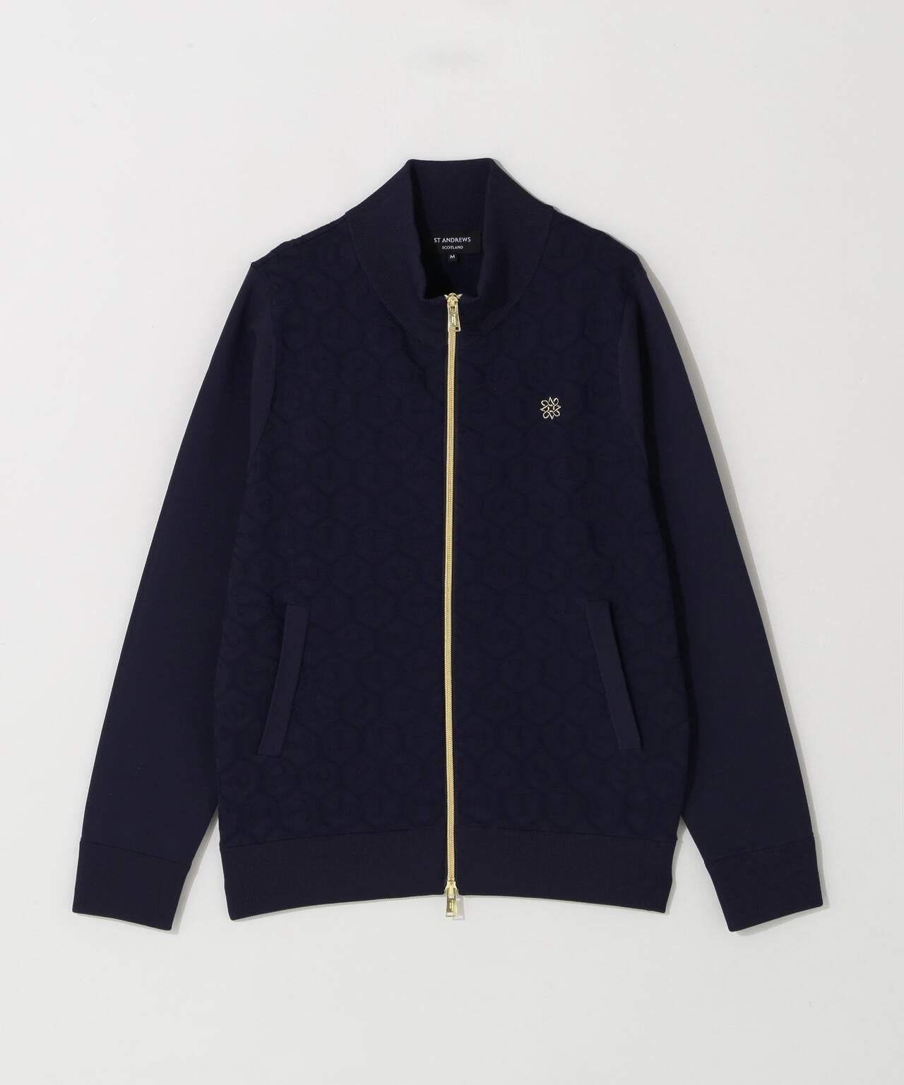 14GSTケーブルジャガードニットブルゾン (WOMENS) | St ANDREWS