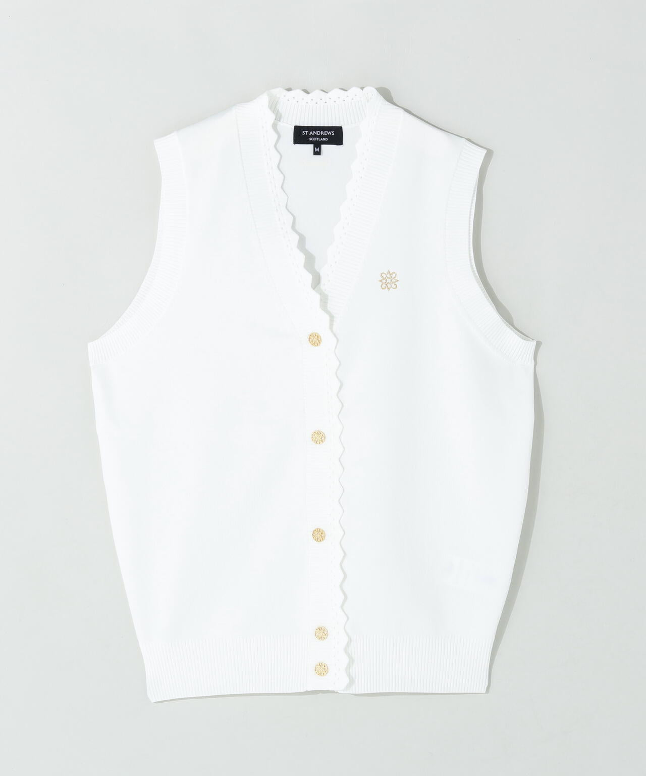 14G天竺ニットベスト (WOMENS) | St ANDREWS（セントアンドリュース