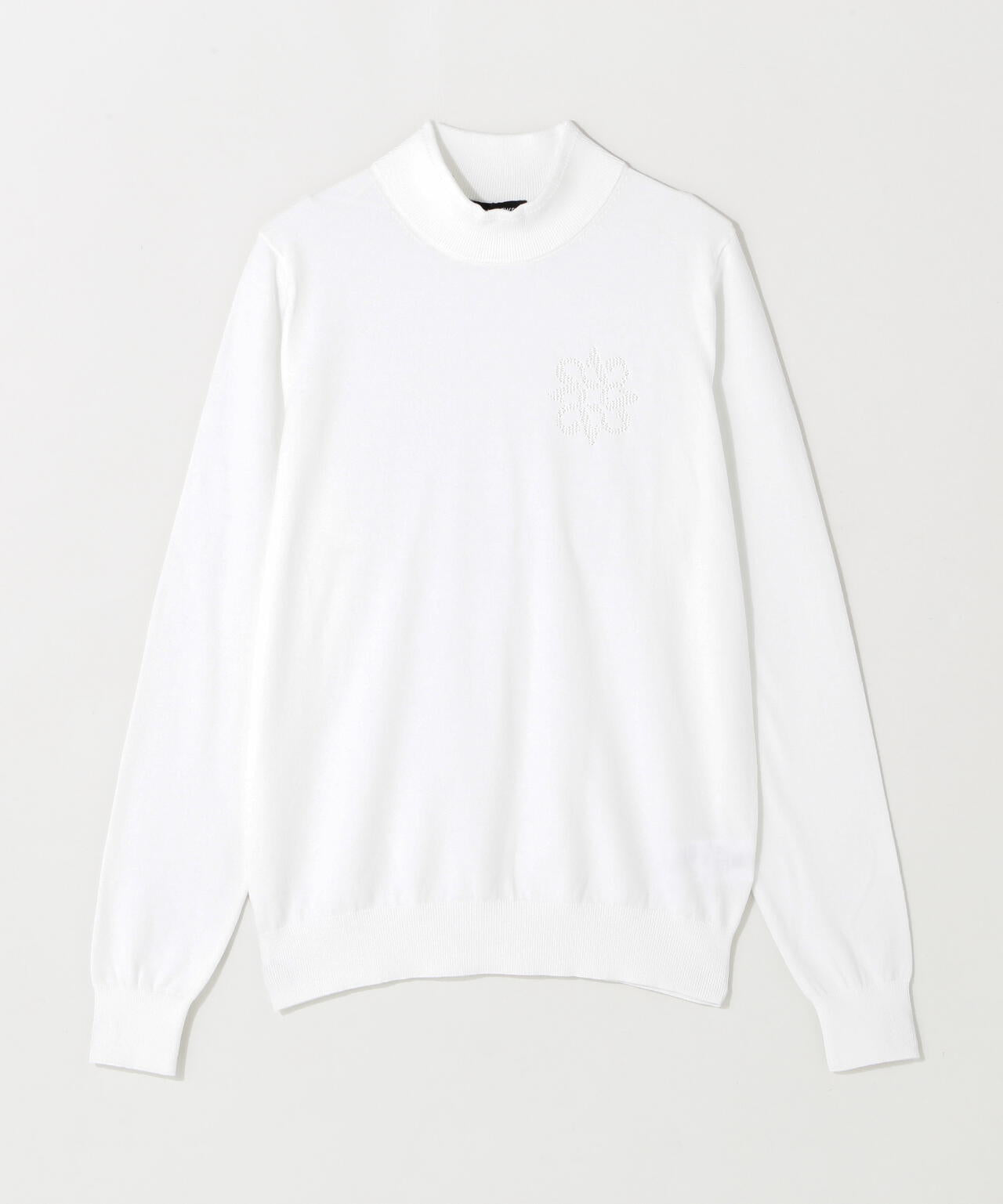 カシミヤタッチ天竺モックネックニットプルオーバー (WOMENS) | St