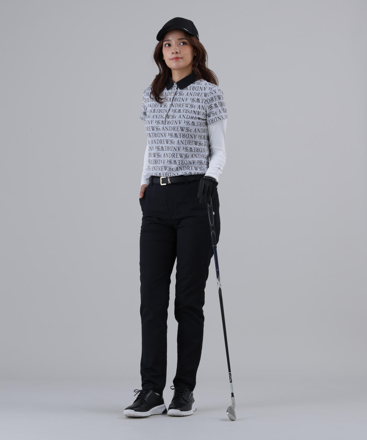 【吸水速乾】【UVカット】TWINCOT UV×メッシュ長袖Uネックインナー (WOMENS)