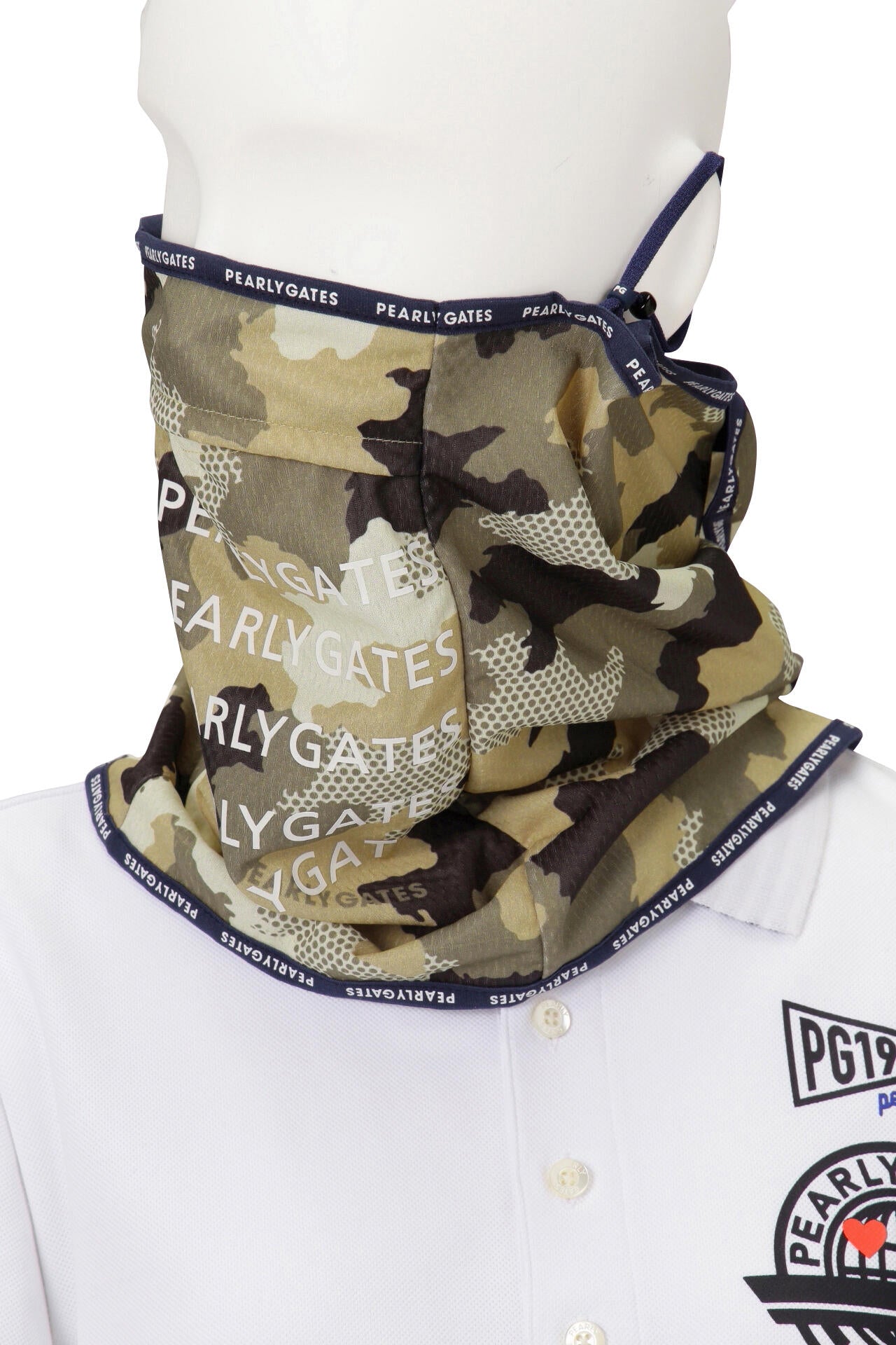 オープンUVフェイスカバー (UNISEX) | PEARLY GATES（パーリーゲイツ