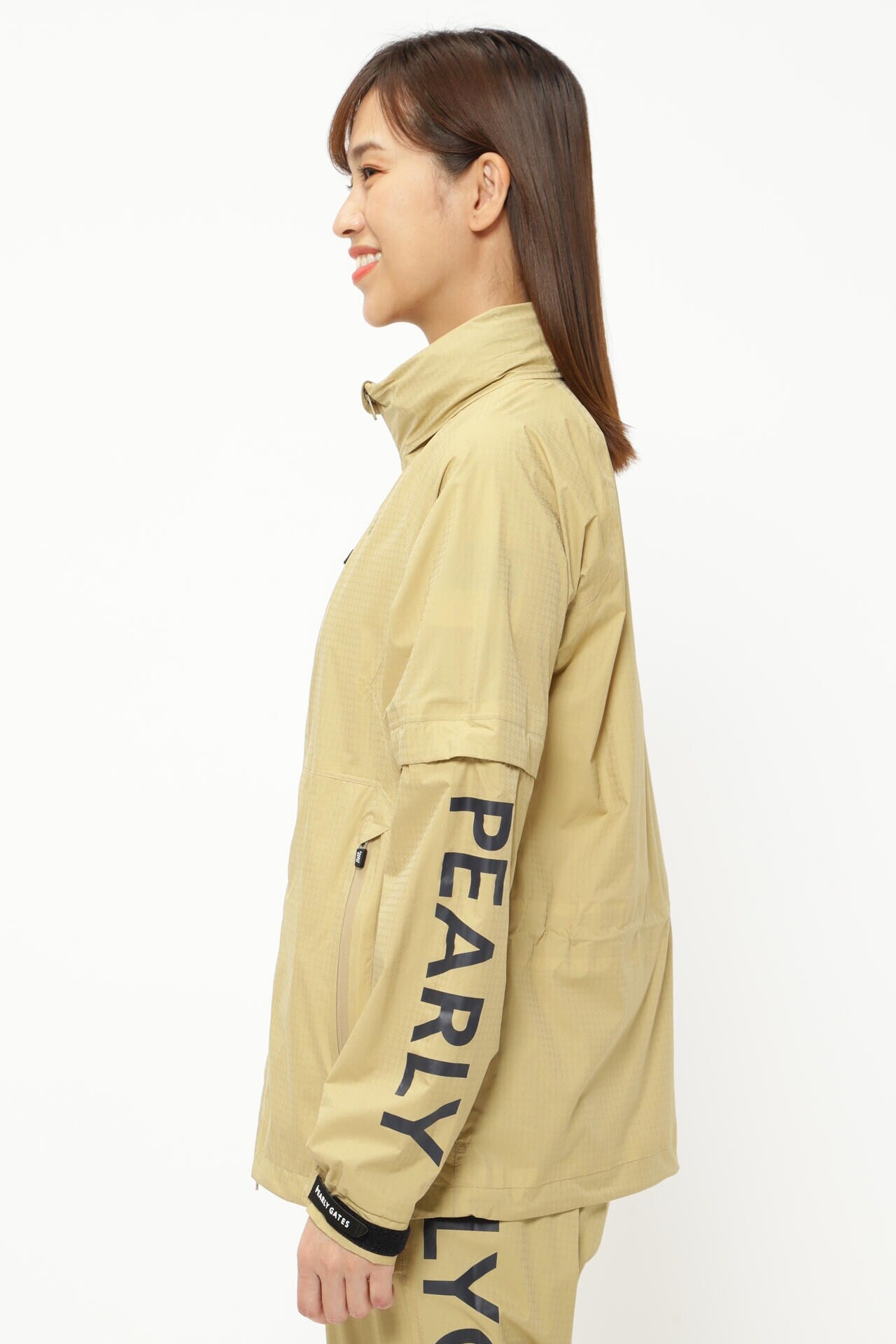 エコユース ナイロンストレッチ チドリドビー レインブルゾン (LADIES