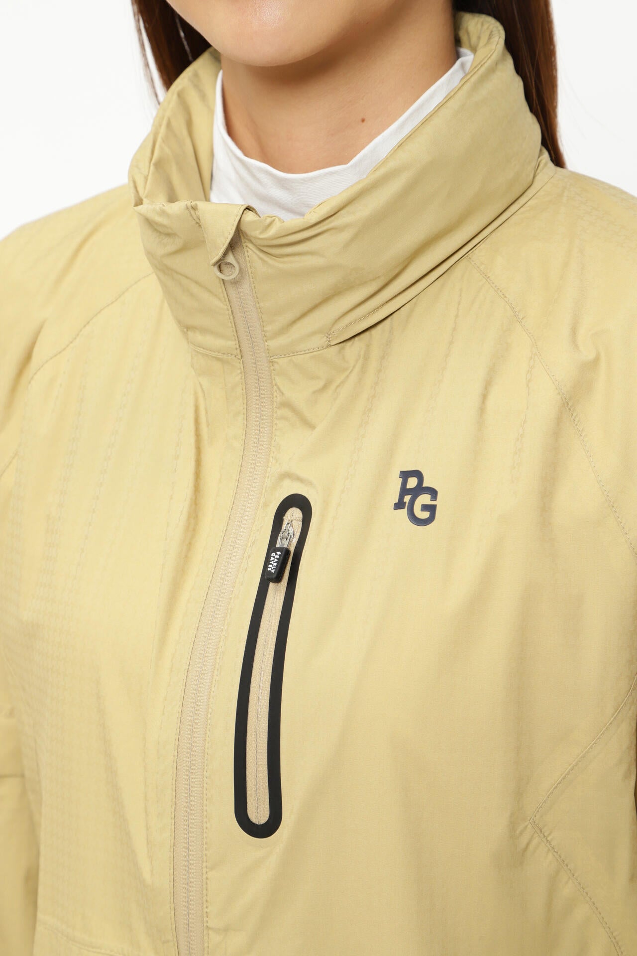 エコユース ナイロンストレッチ チドリドビー レインブルゾン (LADIES