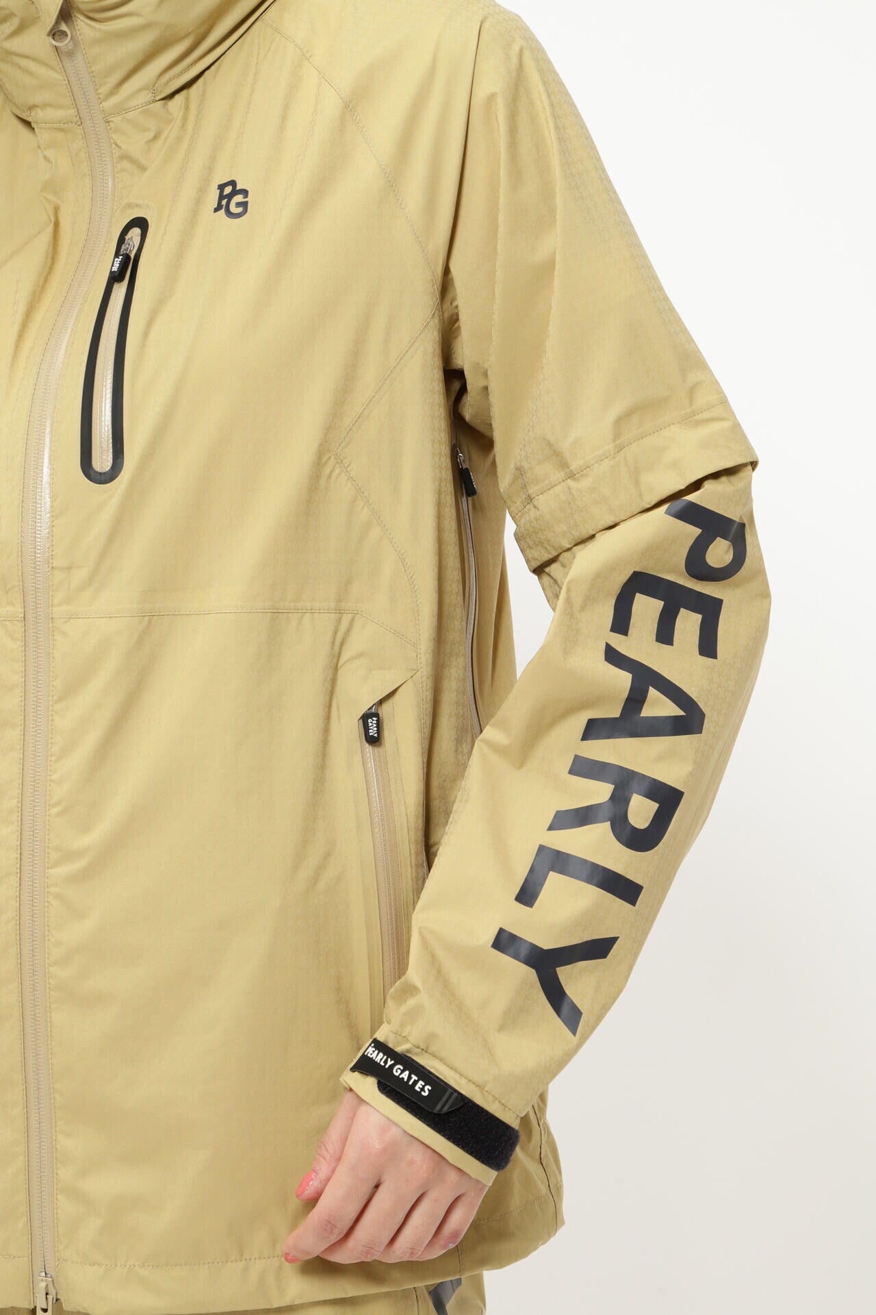 エコユース ナイロンストレッチ チドリドビー レインブルゾン (LADIES