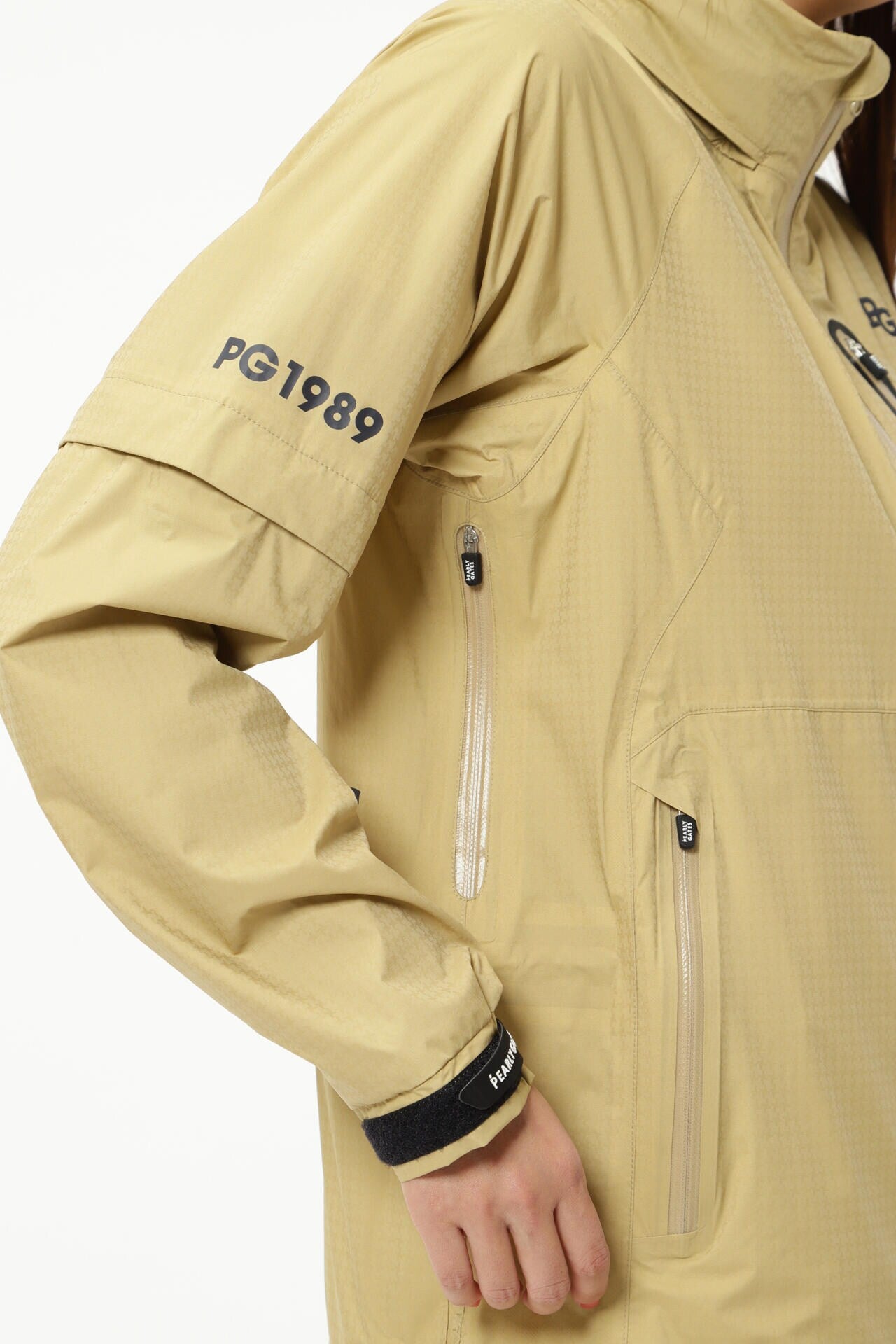 エコユース ナイロンストレッチ チドリドビー レインブルゾン (LADIES