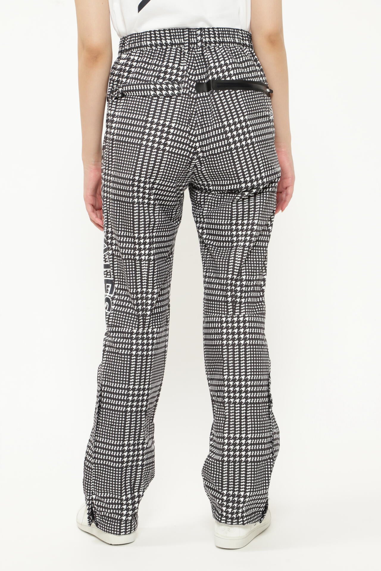 エコユース ナイロンストレッチ チドリドビー レインパンツ＜千鳥柄