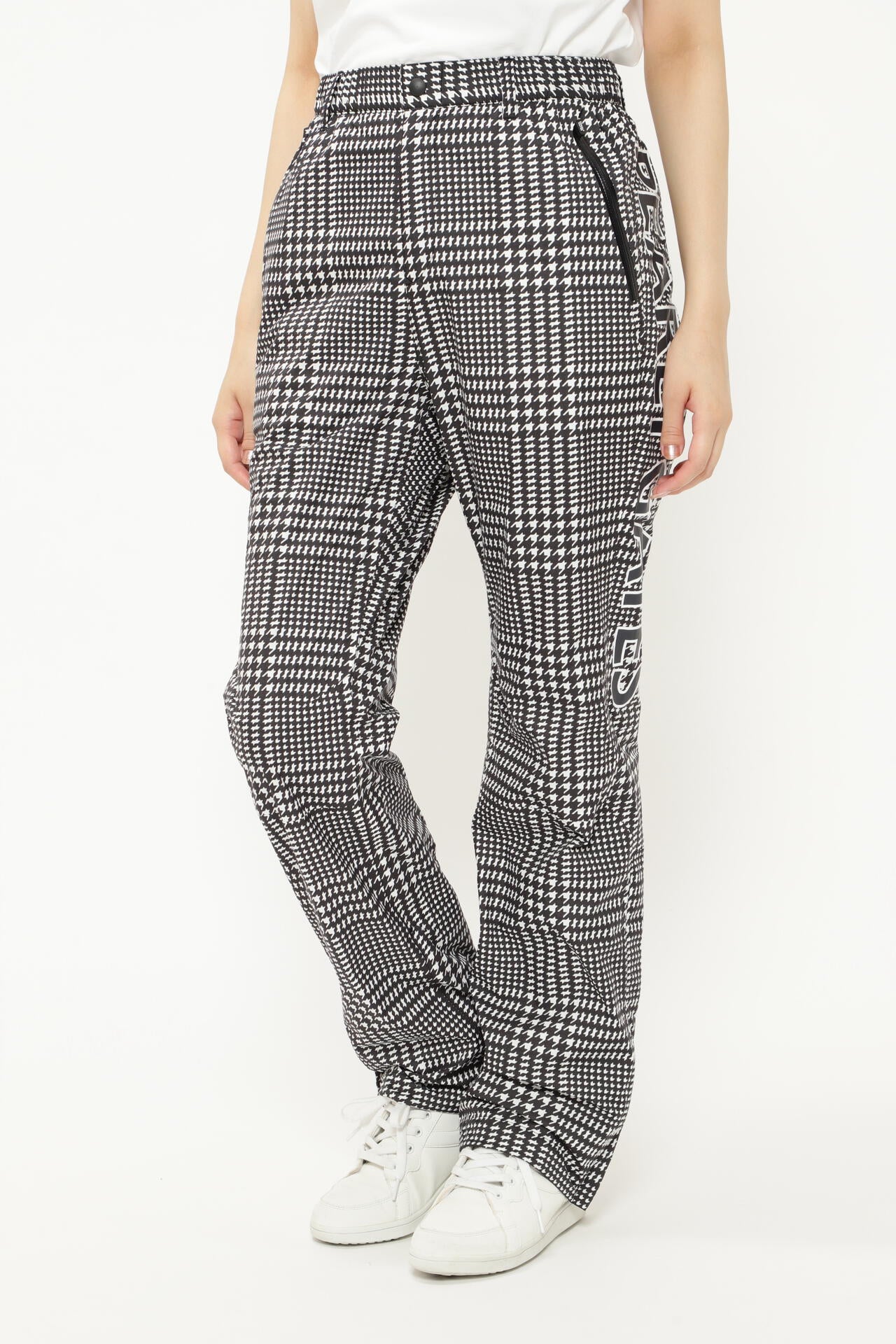 エコユース ナイロンストレッチ チドリドビー レインパンツ＜千鳥柄