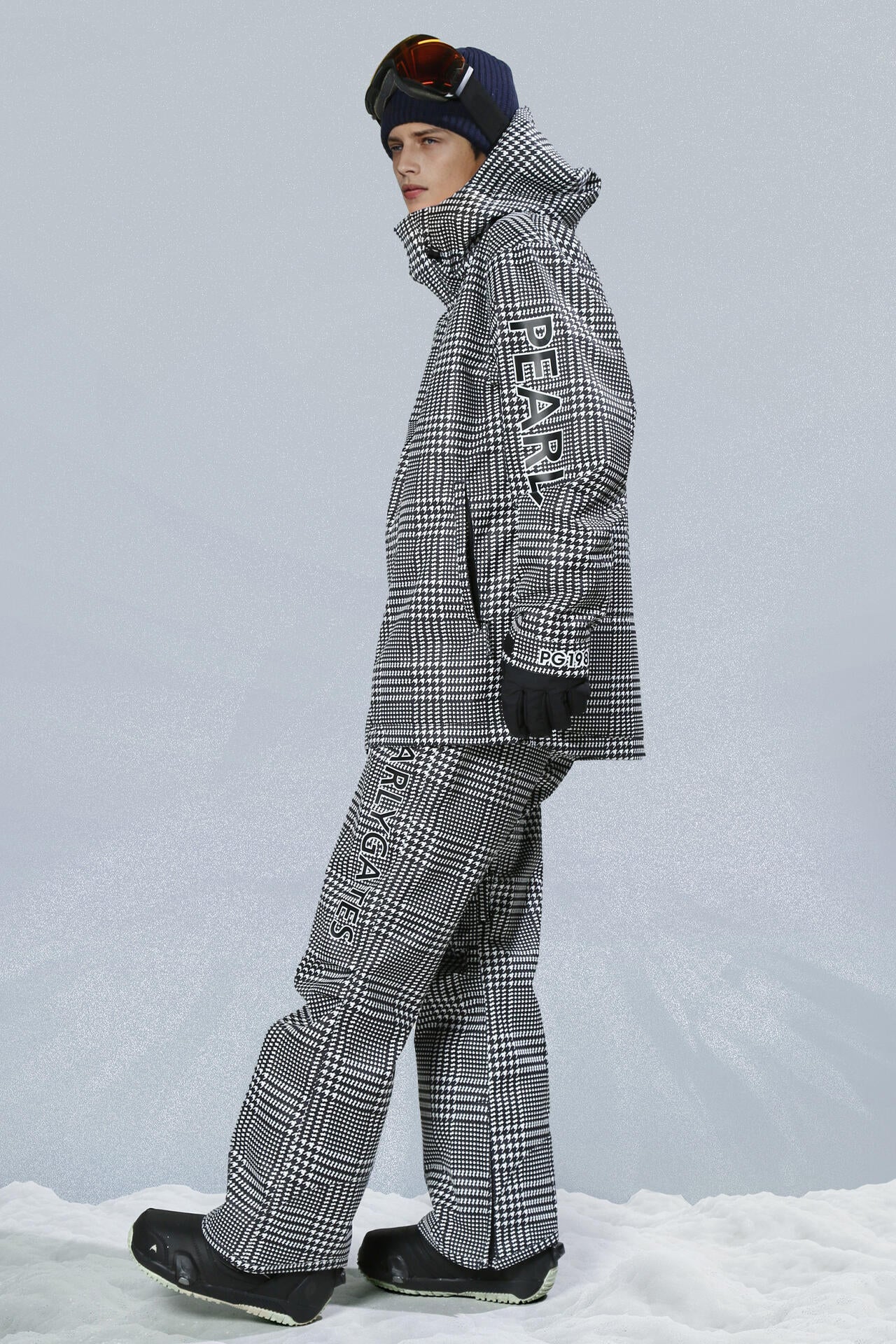 【PEARLY GATES for SNOWBORDING】スノーボードウェア パンツ ＜チェック柄＞