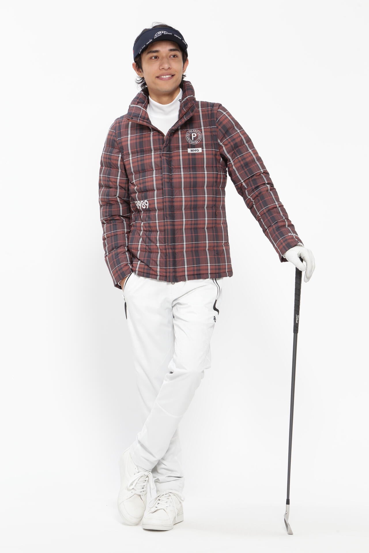 未使用級 パーリーゲイツ ナイロンメカニカルストレッチドビー プレイダウン XL ナイロンメカニカルストレッチドビー プレイダウン | PEARLY GATES