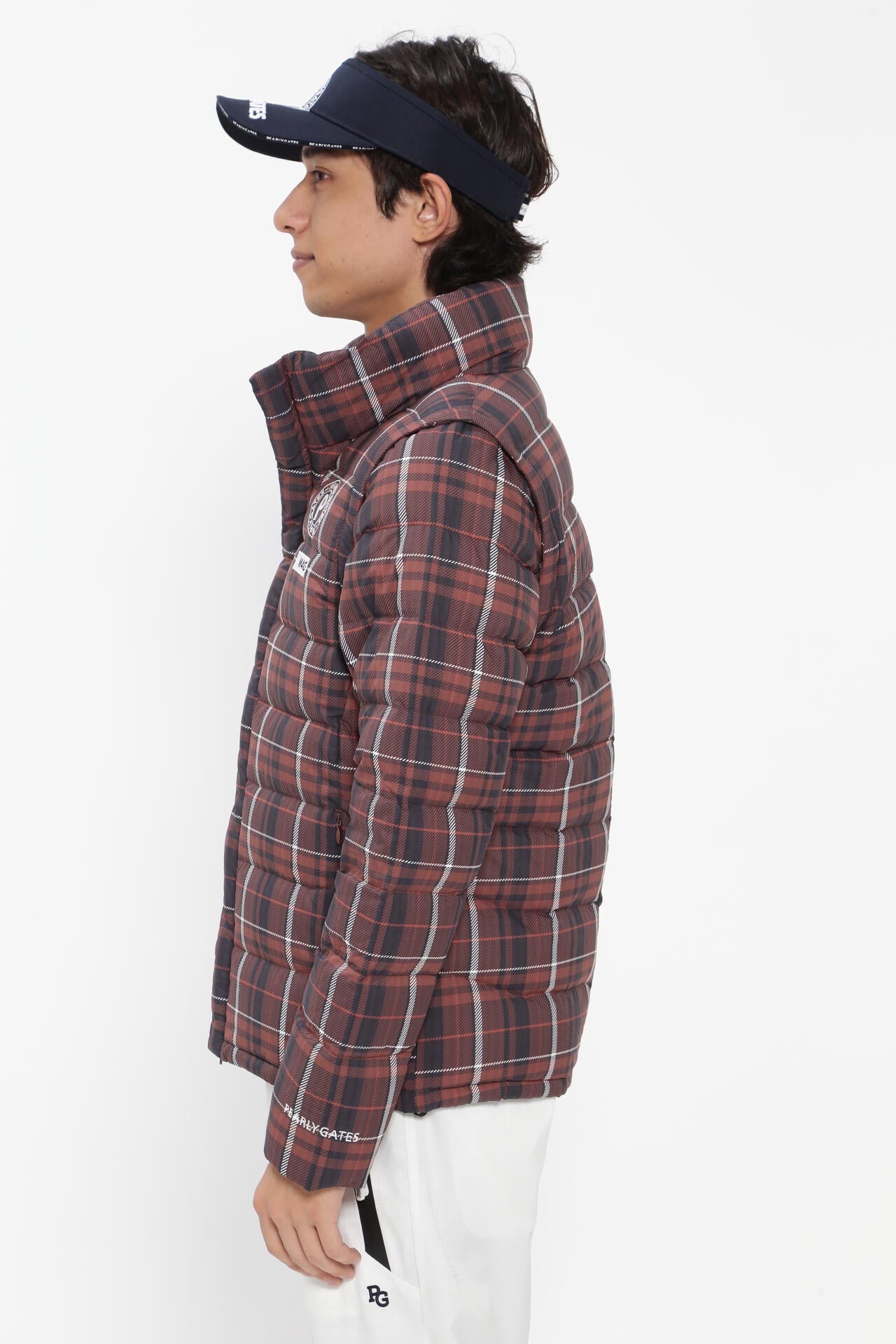 ナイロンメカニカルストレッチドビー プレイダウン ＜CHECKシリーズ