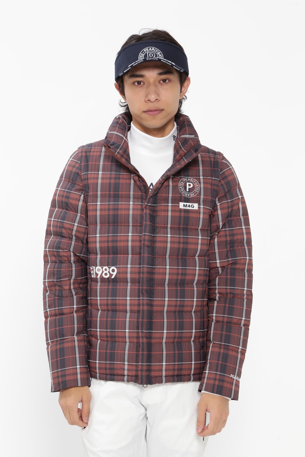 ナイロンメカニカルストレッチドビー プレイダウン ＜CHECKシリーズ