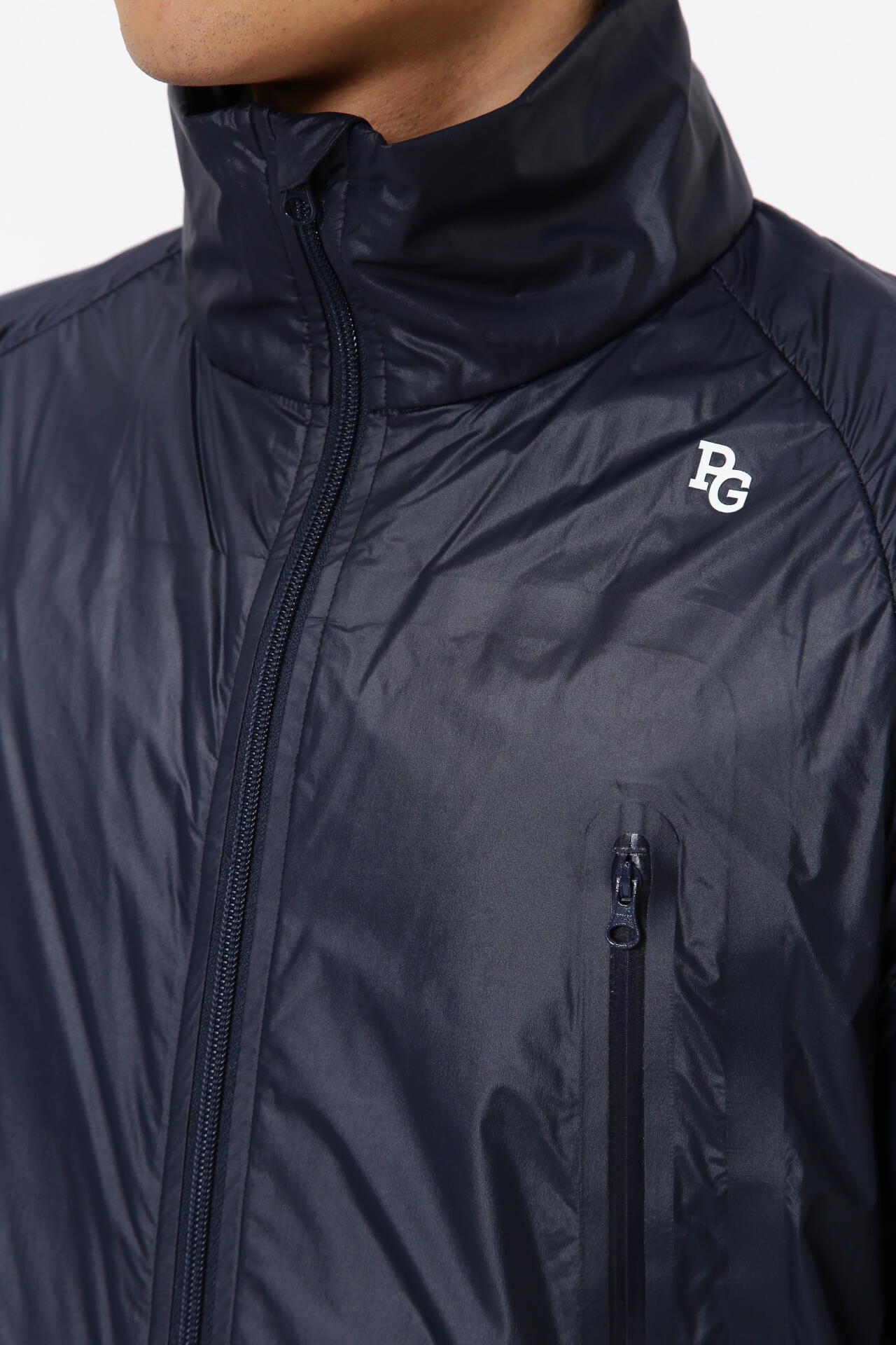 ナイロンストレッチタフタシレー×メリルハイテンションコンパクト裏起毛 ジャケット