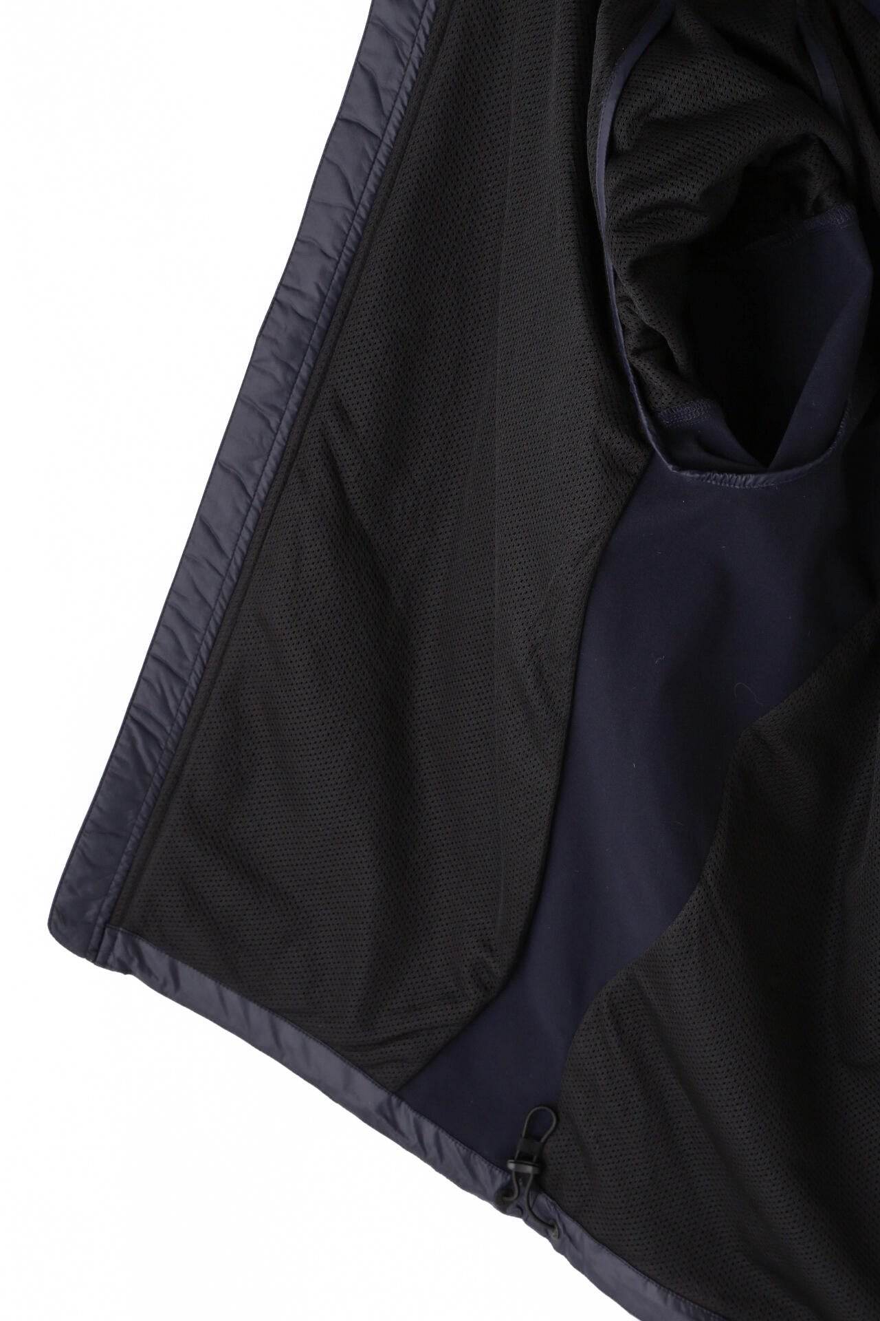 ナイロンストレッチタフタシレー×メリルハイテンションコンパクト裏起毛 ジャケット