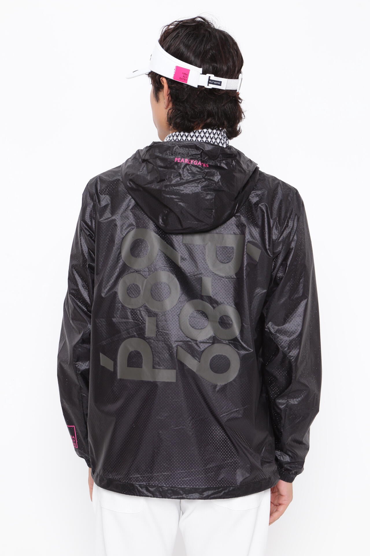 パーリーゲイツPGG PERTEX DIAMOND FUSE ジャケットサイズ5 PEARLY GATES (パーリーゲイツ) ゴルフウェア(トップス) メンズ SIZE M