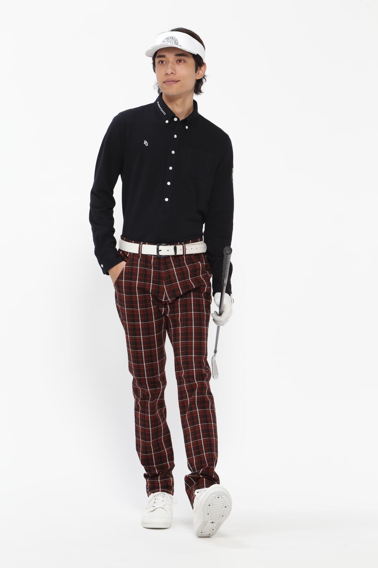 コットンストレッチドビー 5ポケットパンツ ＜CHECKシリーズ