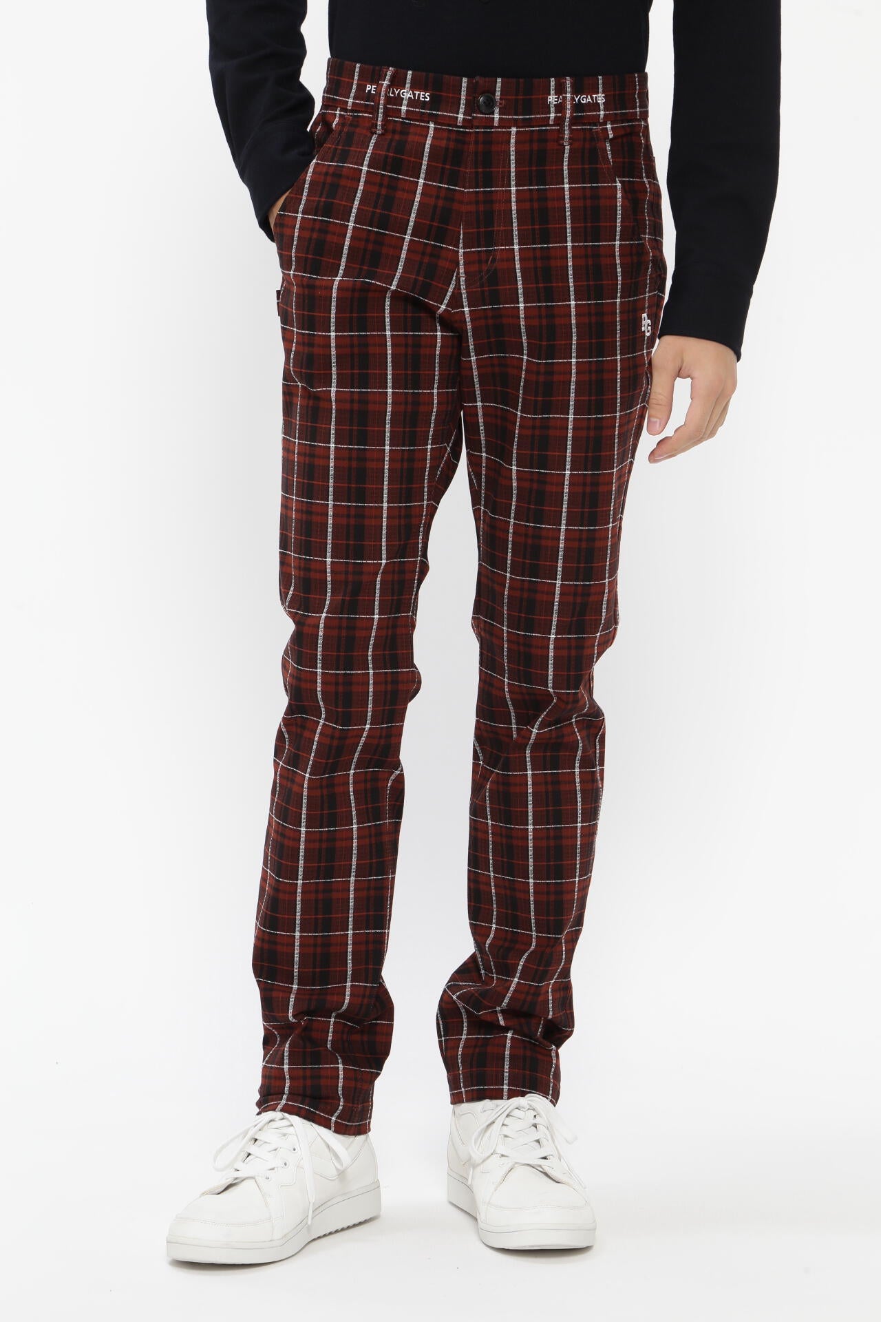 コットンストレッチドビー 5ポケットパンツ ＜CHECKシリーズ