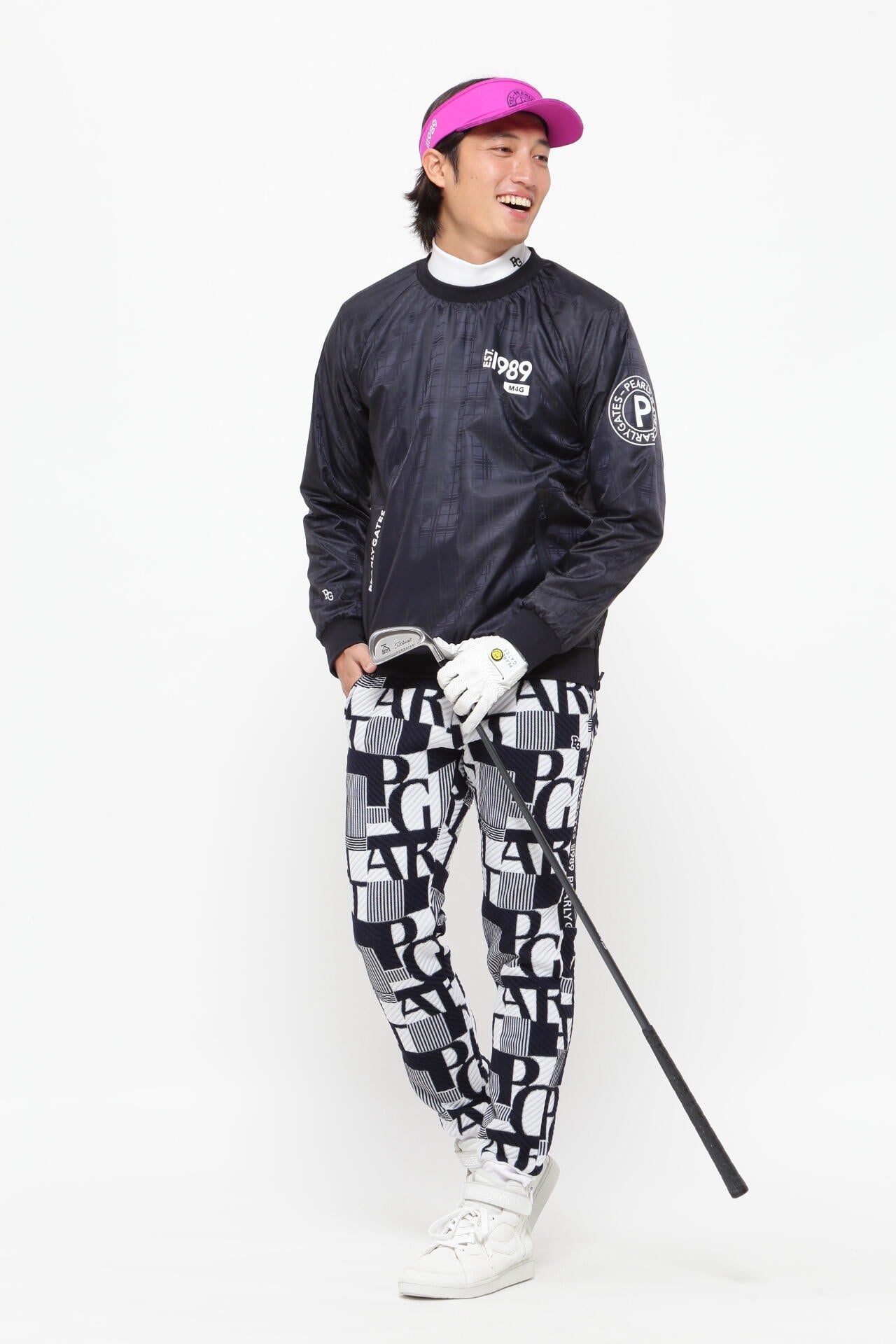 ロゴジャガードトラックパンツ ＜CHECKシリーズ＞ | PEARLY GATES