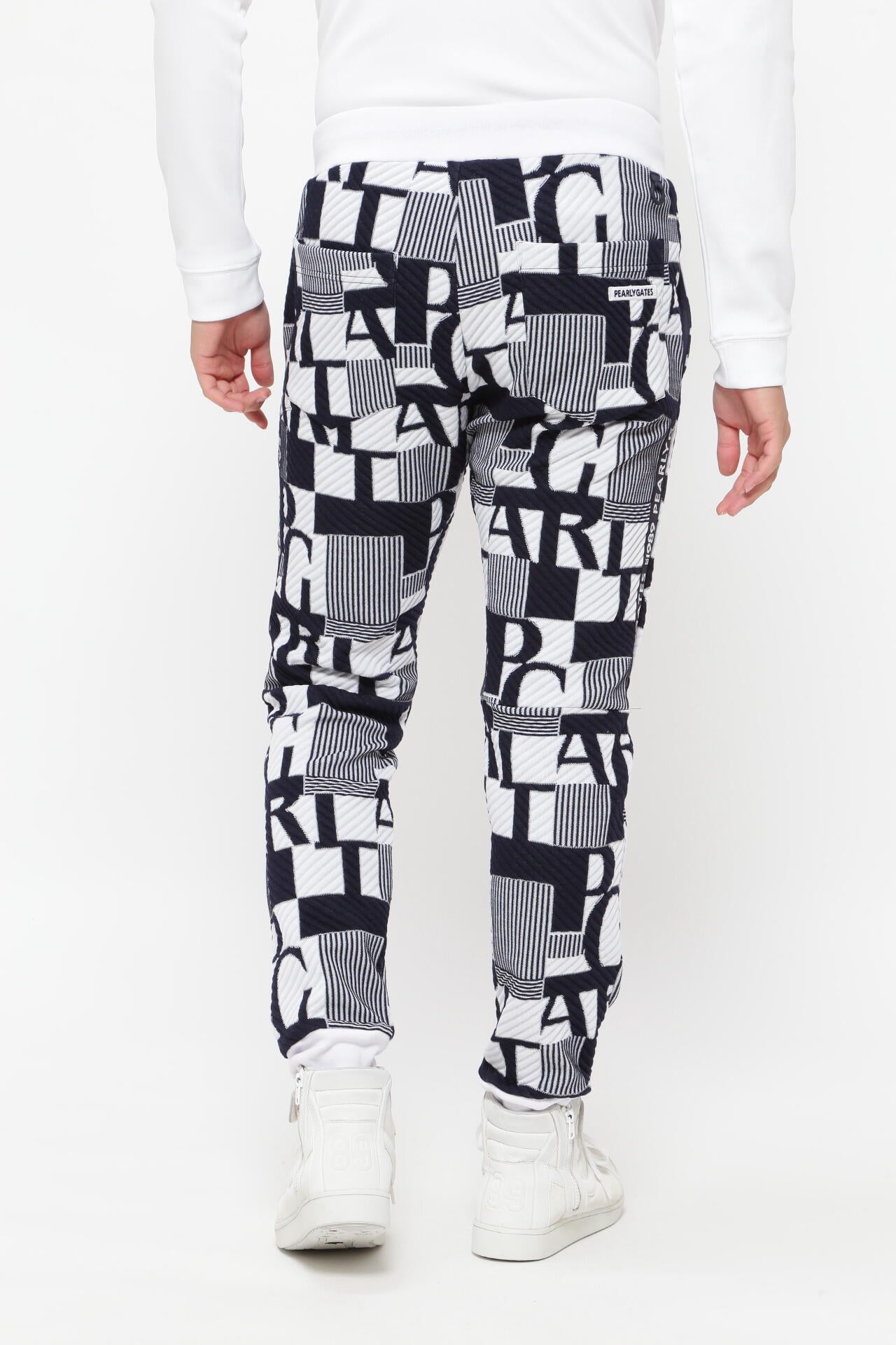 ロゴジャガードトラックパンツ ＜CHECKシリーズ＞ | PEARLY GATES