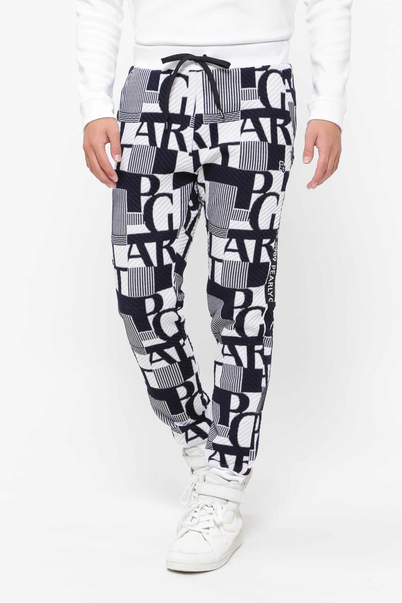 ロゴジャガードトラックパンツ ＜CHECKシリーズ＞ | PEARLY GATES