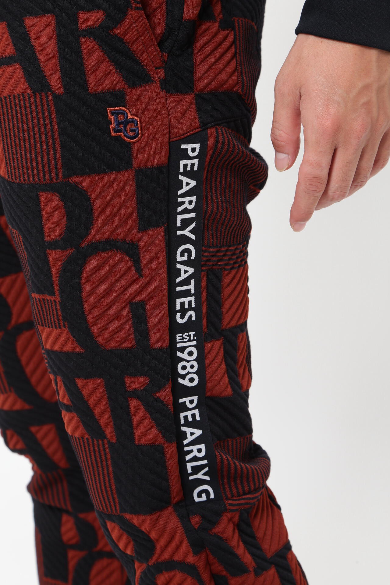 ロゴジャガードトラックパンツ ＜CHECKシリーズ＞ | PEARLY GATES