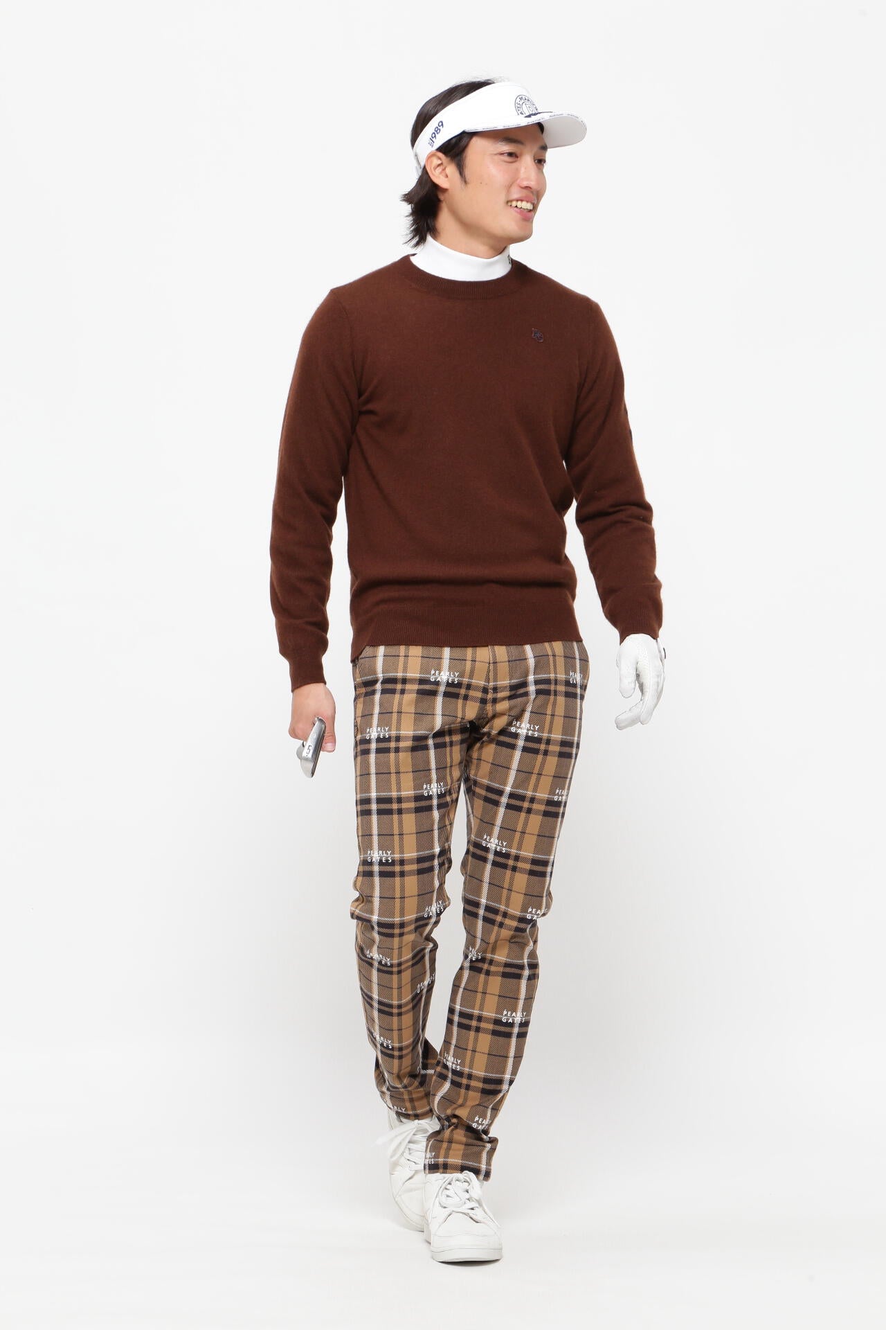 コットンストレッチカルゼチェックパンツ ＜CHECKシリーズ＞ | PEARLY