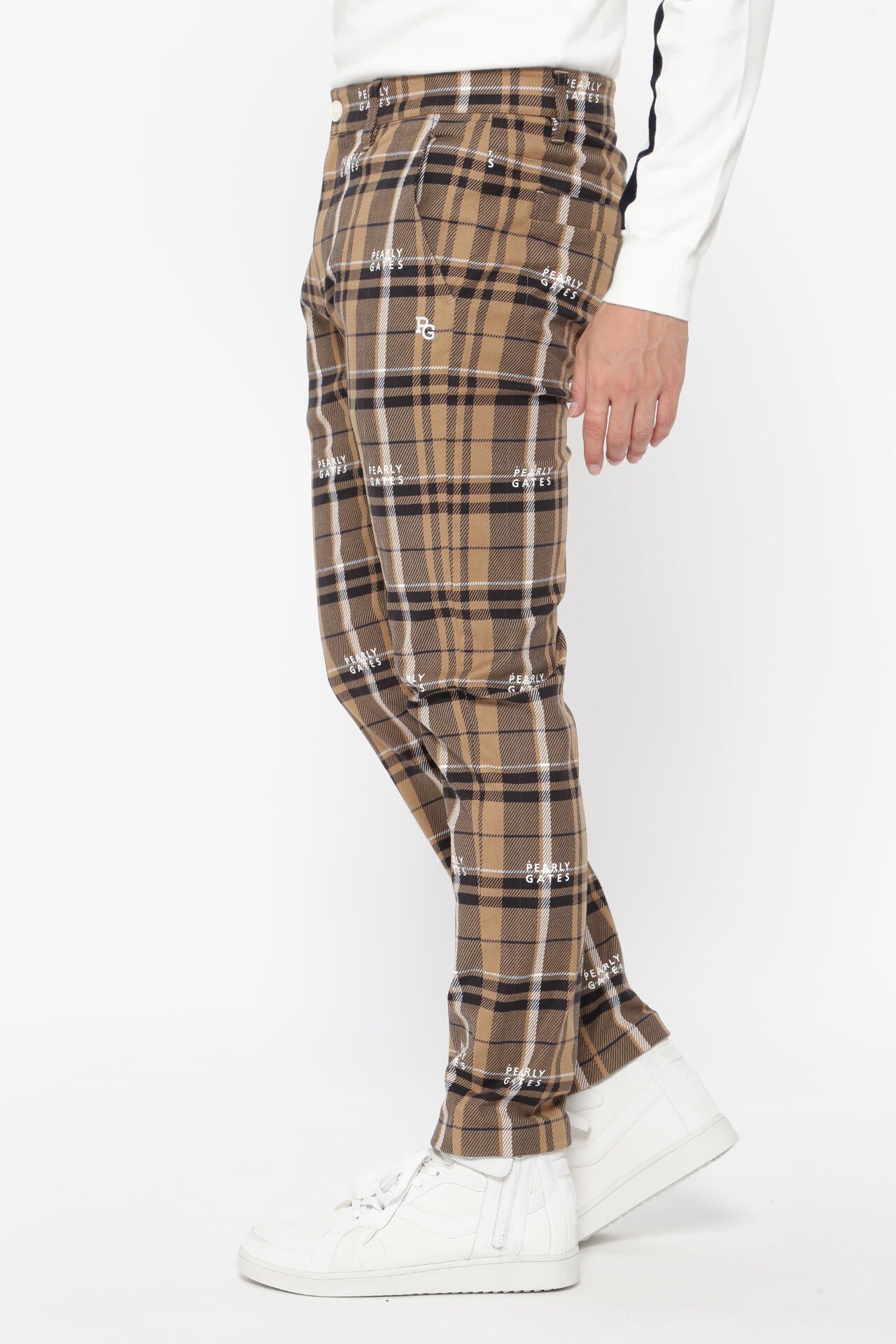 コットンストレッチカルゼチェックパンツ ＜CHECKシリーズ＞ | PEARLY