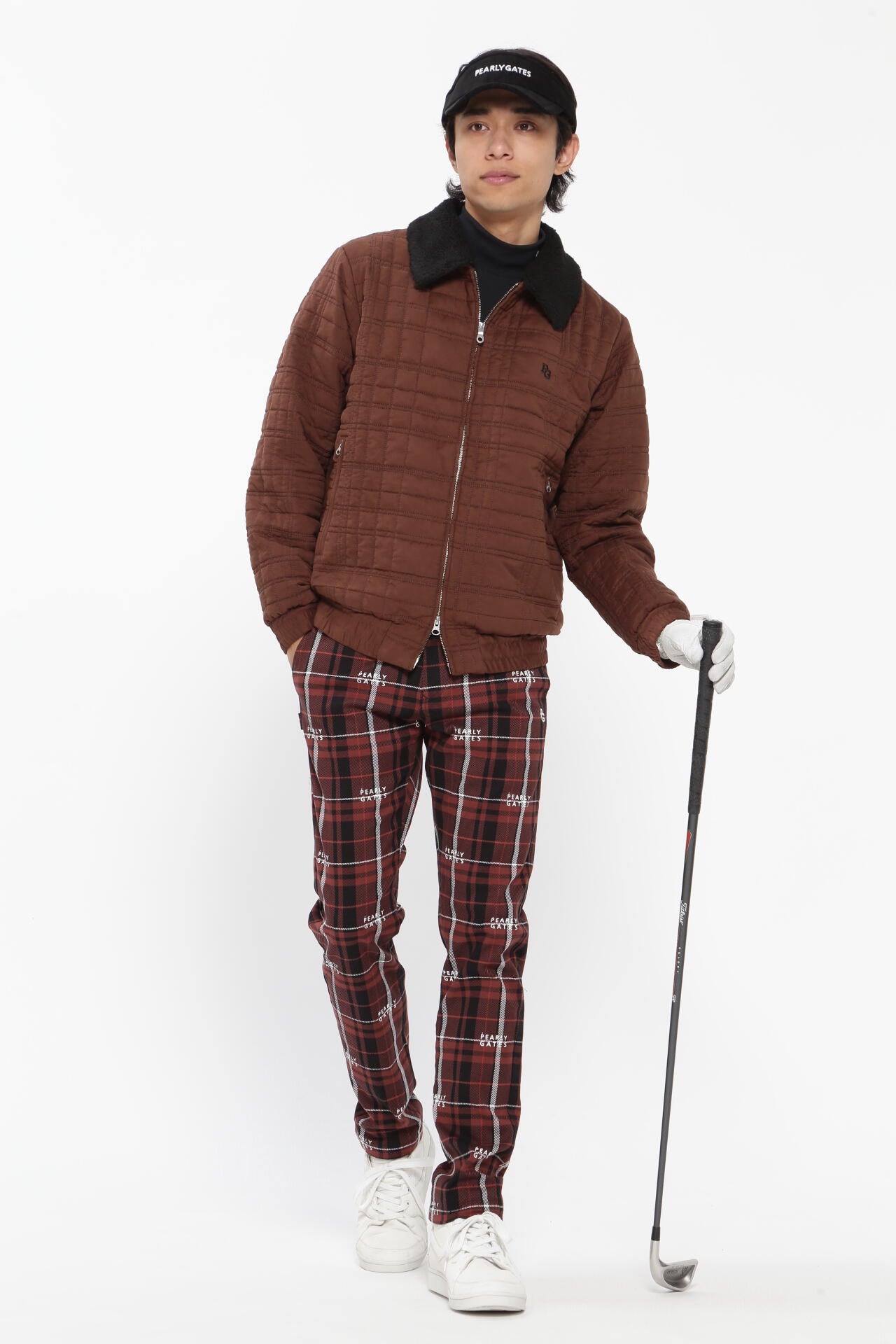 コットンストレッチカルゼチェックパンツ ＜CHECKシリーズ＞ | PEARLY