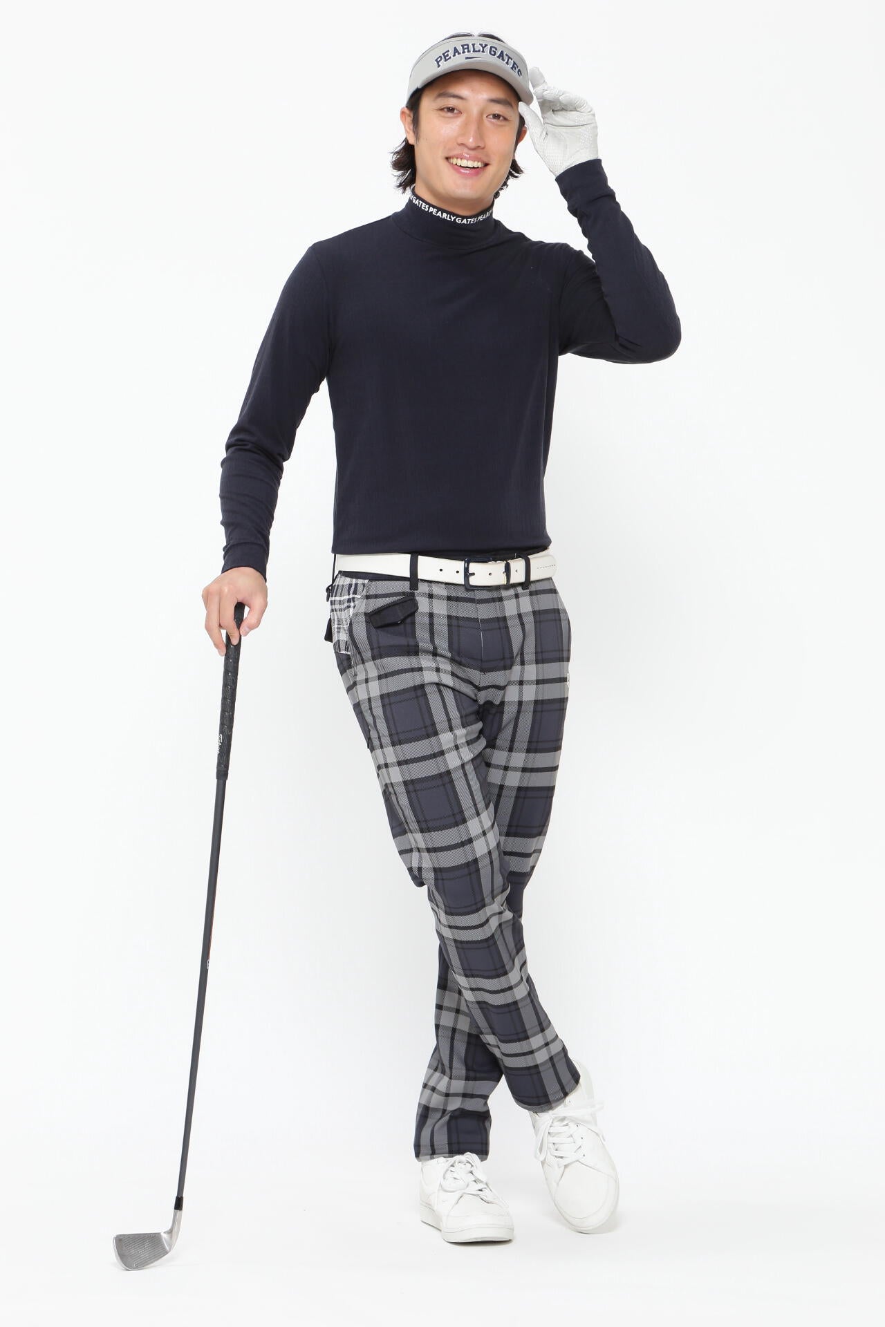 マルチチェック柄 ポリエステルストレッチチェック 5ポケットパンツ ＜マルチチェック＞