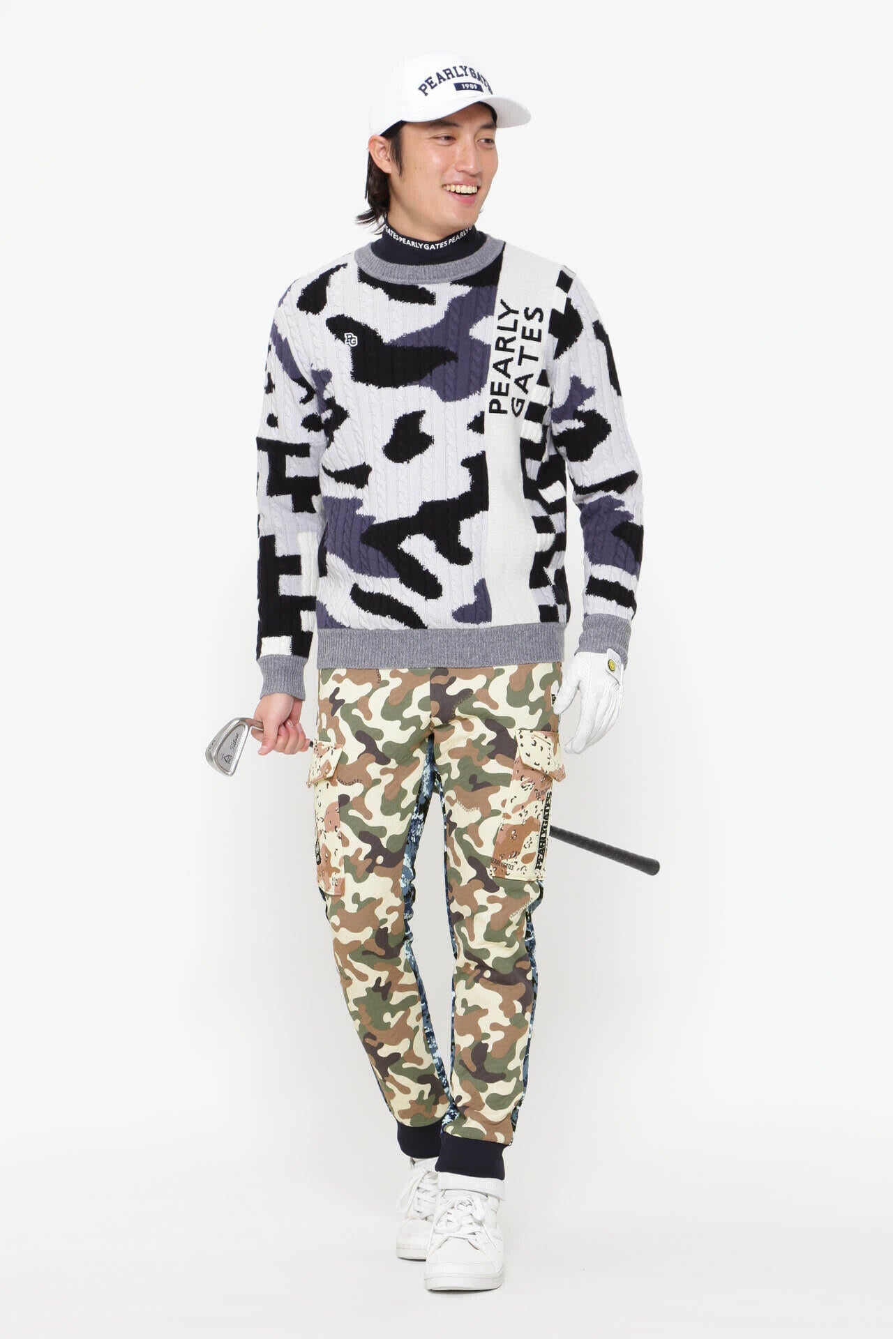 マルチカモ柄 マトラッセジャガード パンツ ＜マルチカモ＞