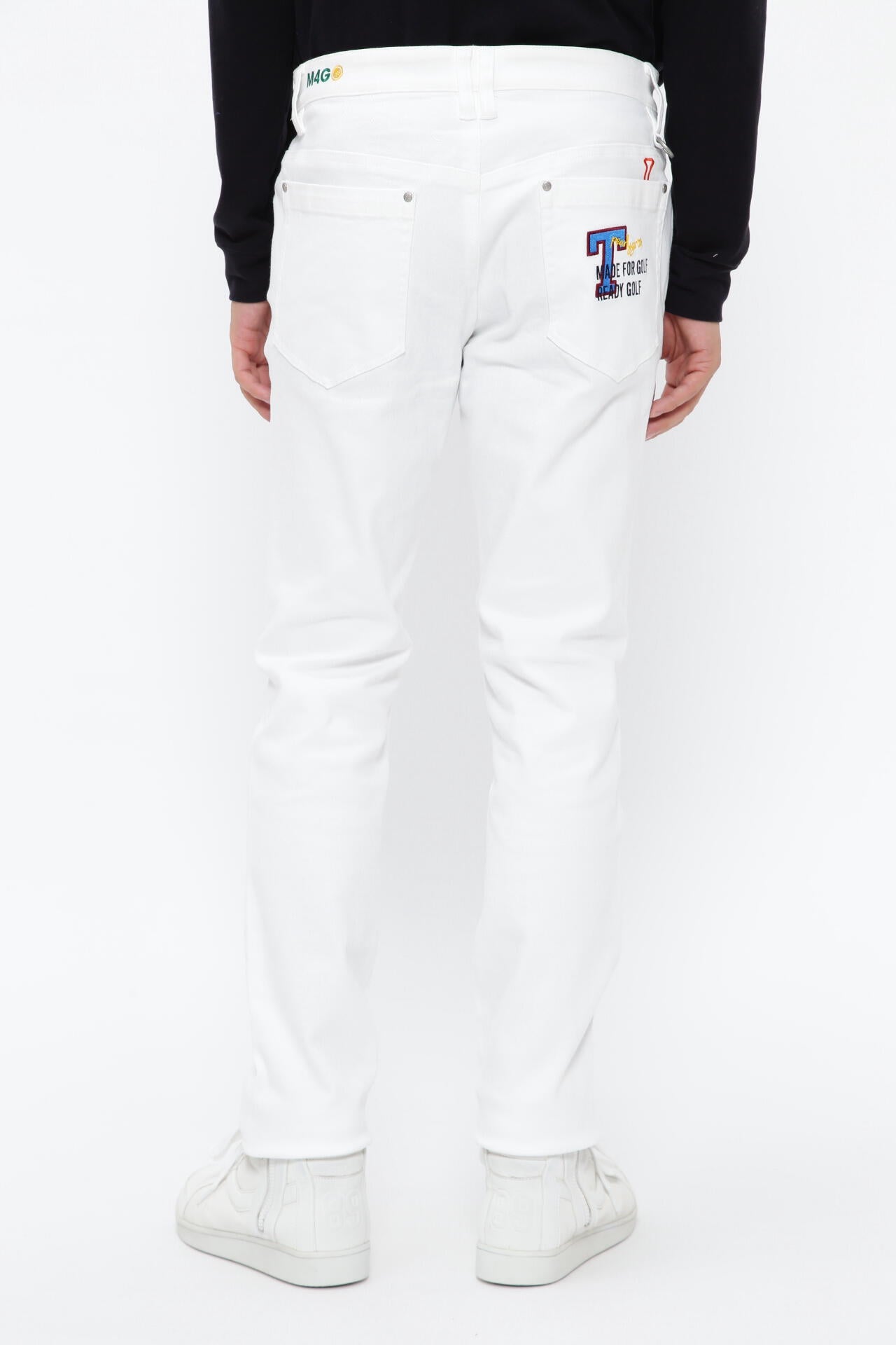 コットンストレッチツイル 表ピーチ裏起毛 5ポケットパンツ | PEARLY