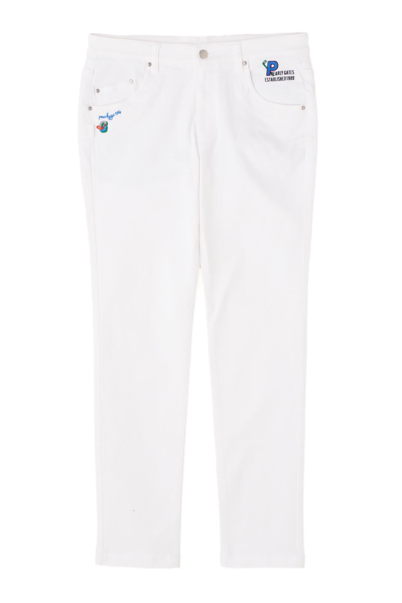 コットンストレッチツイル 表ピーチ裏起毛 5ポケットパンツ | PEARLY